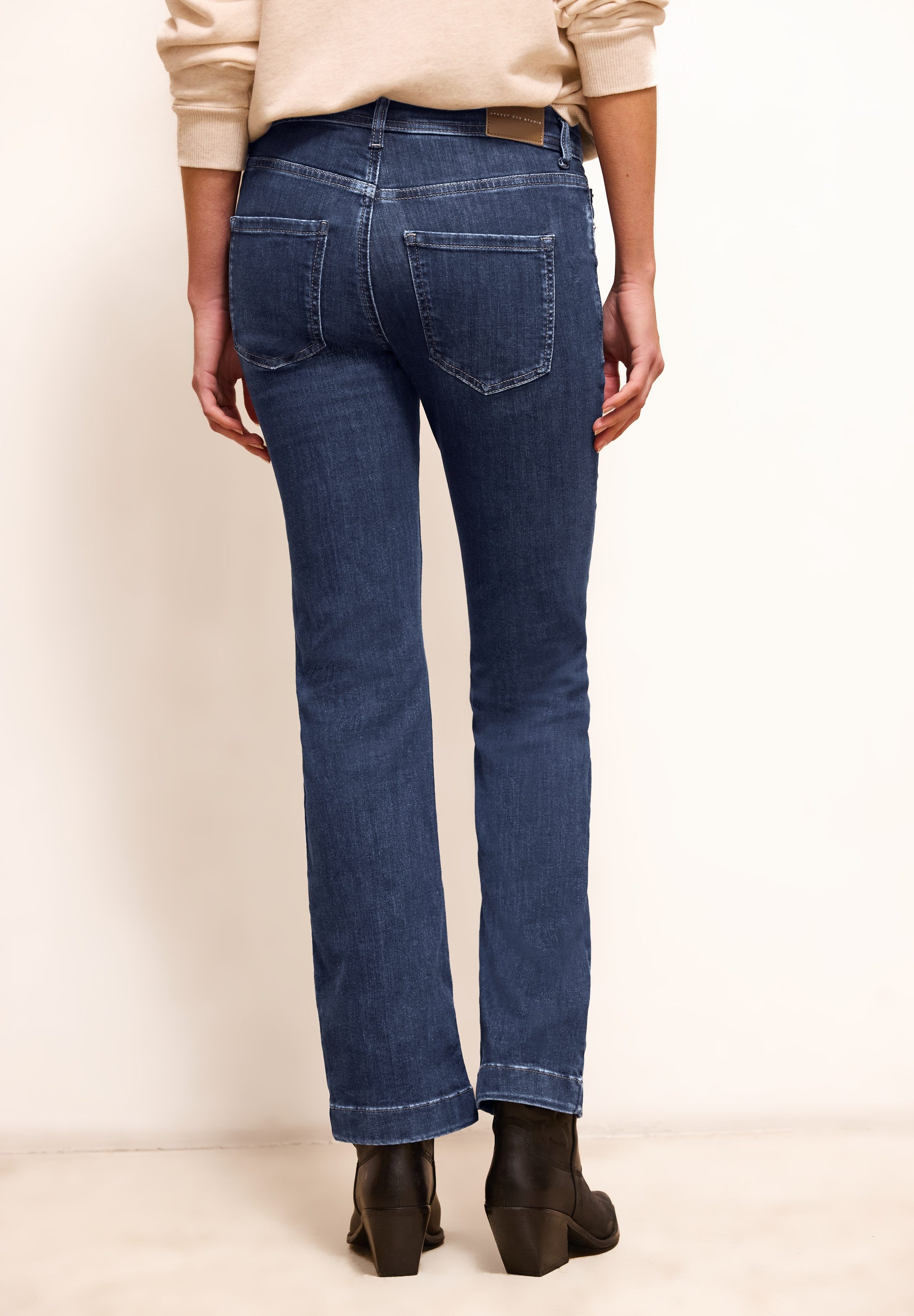 STREET ONE STUDIO Slim-fit-Jeans Middle Waist