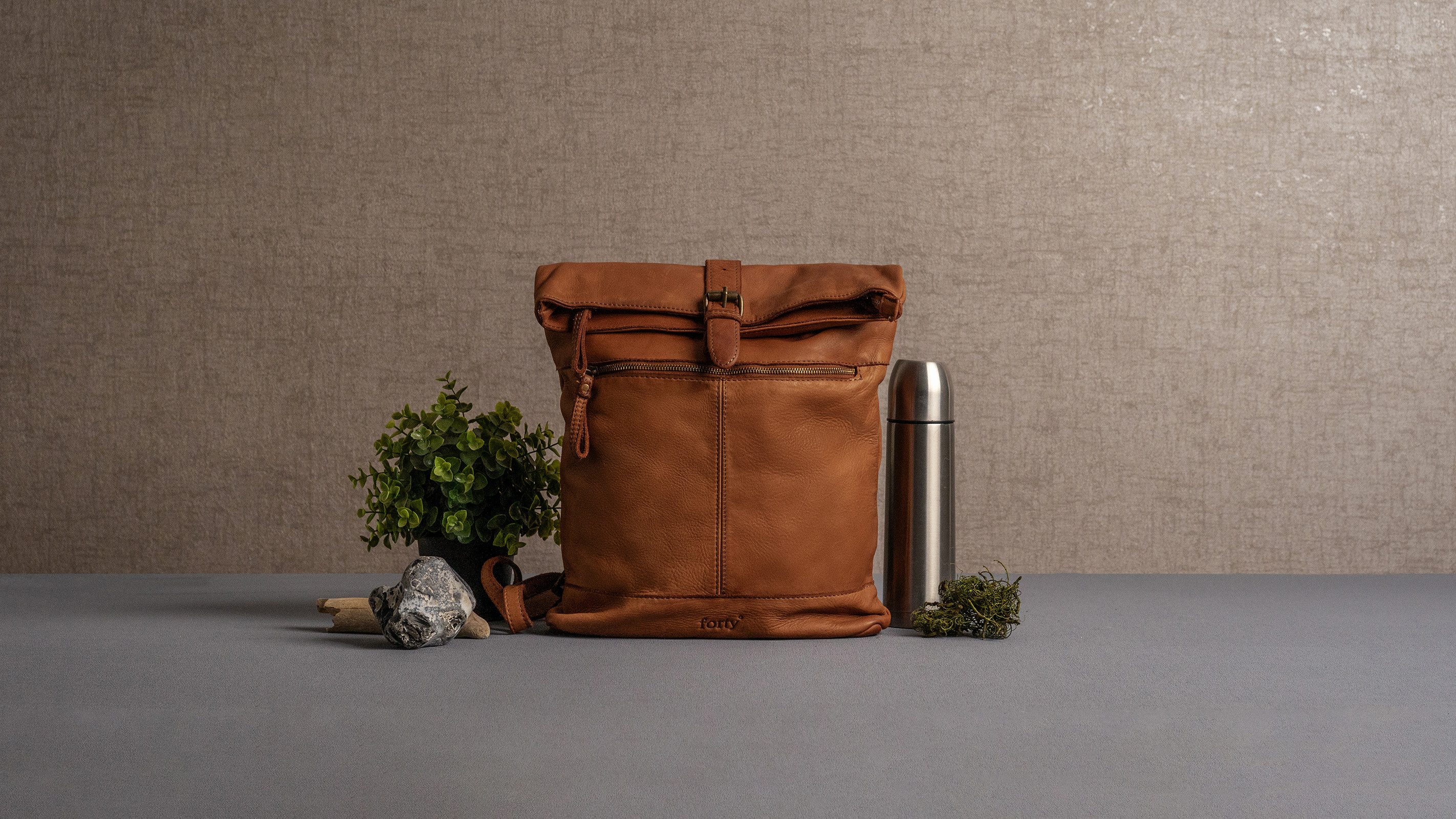 forty° Tagesrucksack, echt Leder, Made in günstig online kaufen