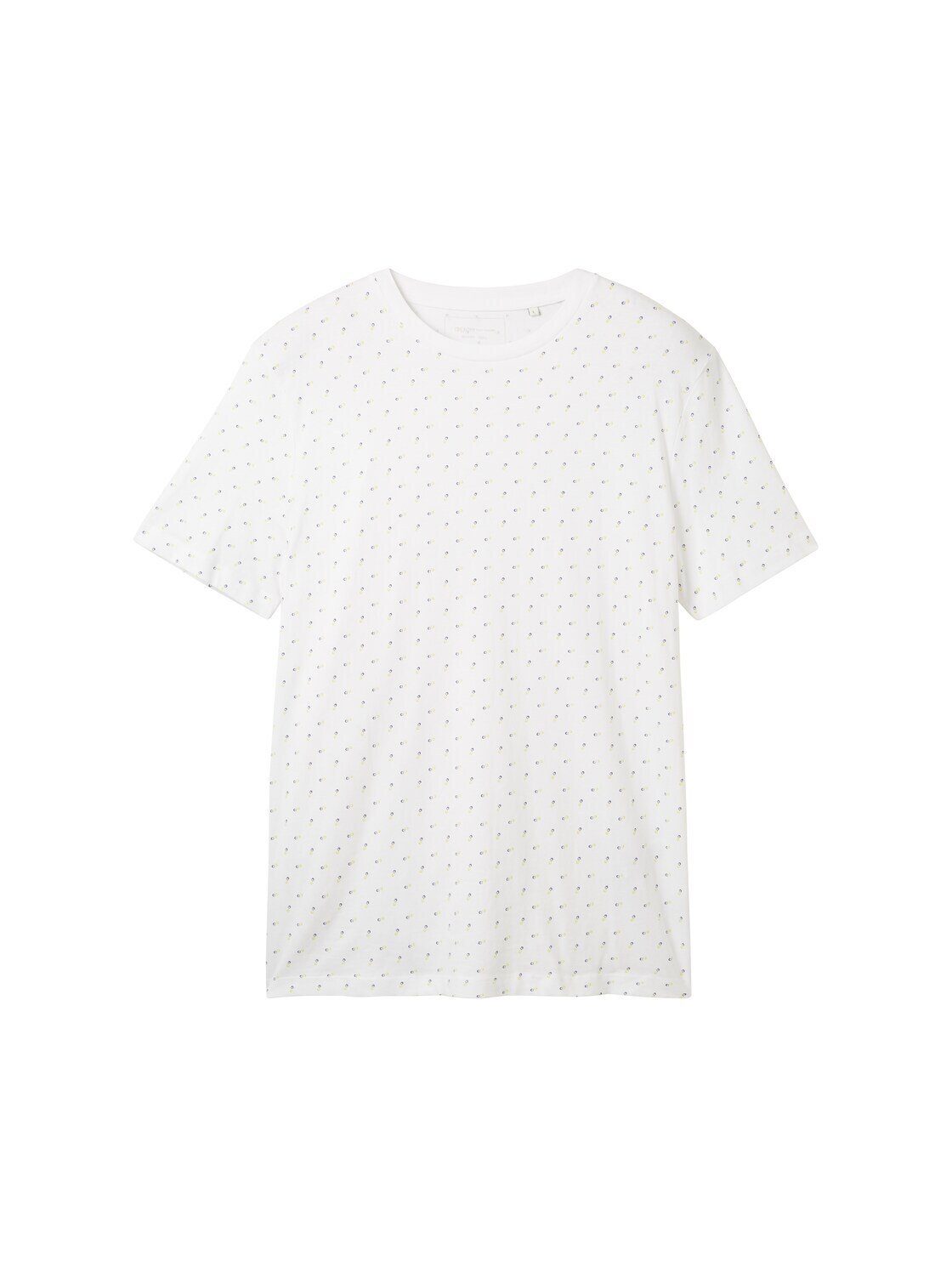 TAILOR mit Allover-Print T-Shirt white Denim double TOM print T-Shirt d
