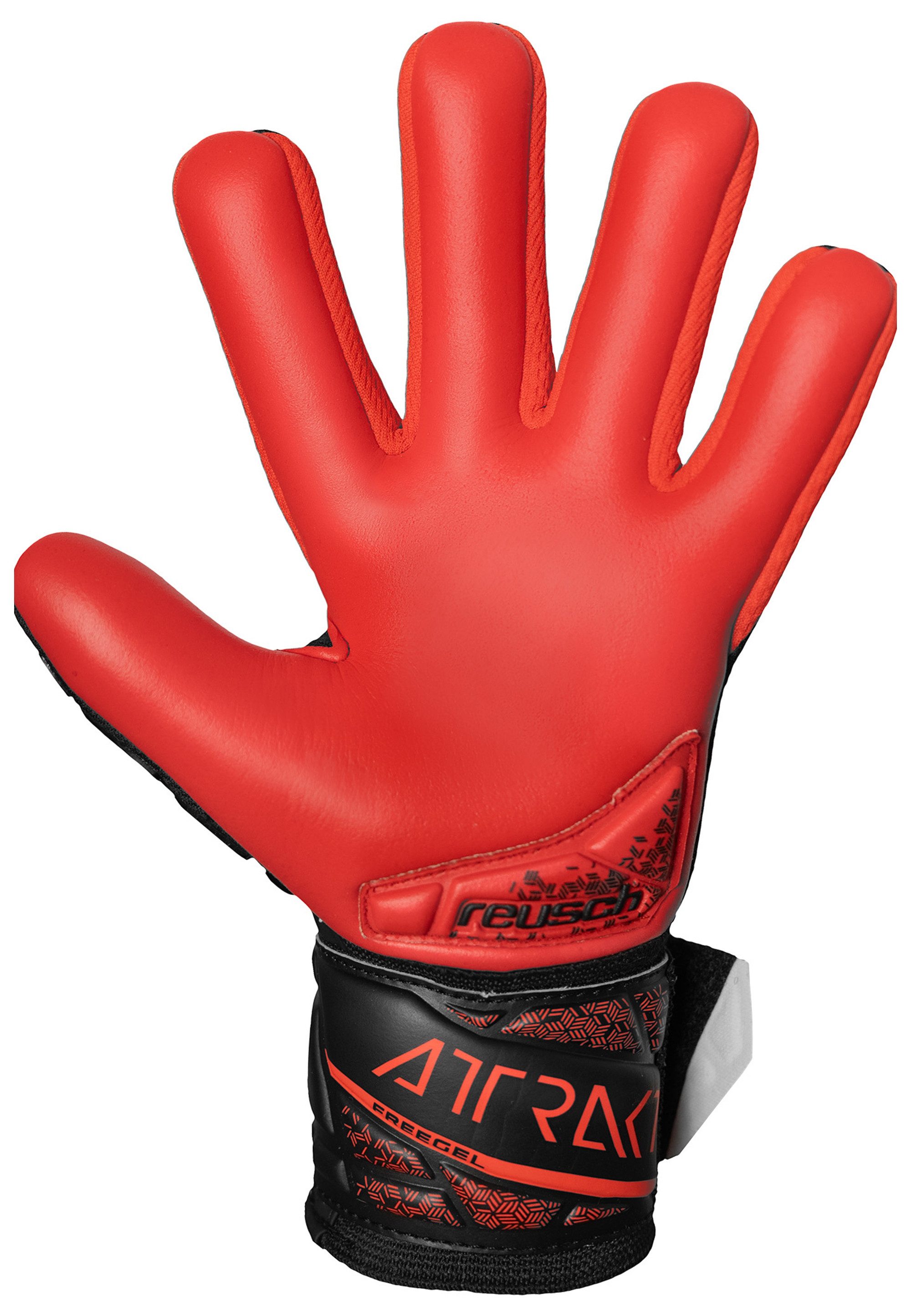 Reusch Torwarthandschuhe Attrakt Freegel Silver NC Junior mit leichtem und widerstandsfähigem Material