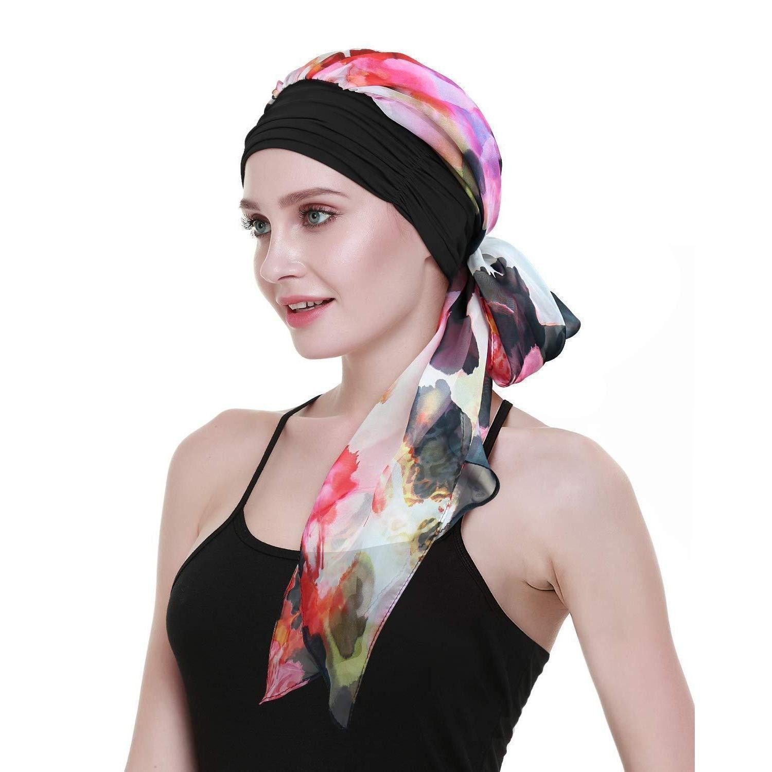 LuxusKollektion Turban Chemo-Turban für Damen, (1-St)