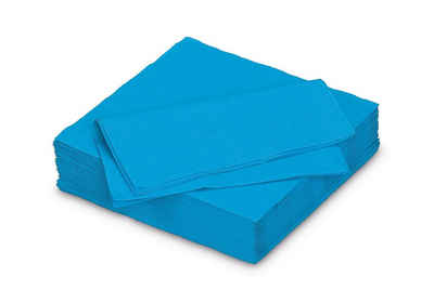 AVA Papierserviette, Servietten aus Papier 33x33cm 50 Stück Türkis
