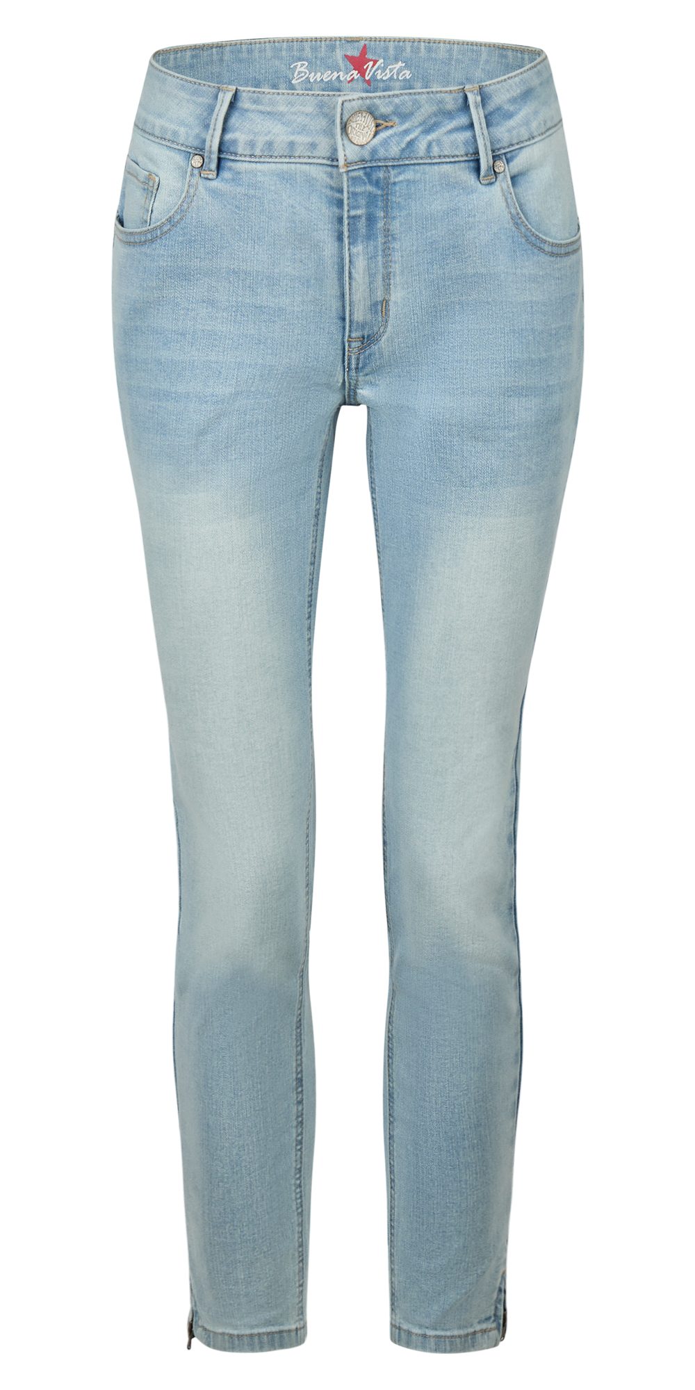 Buena Vista Skinny-fit-Jeans Italy V 7/8 stretch denim - verwaschene Jeans - Damenjeans