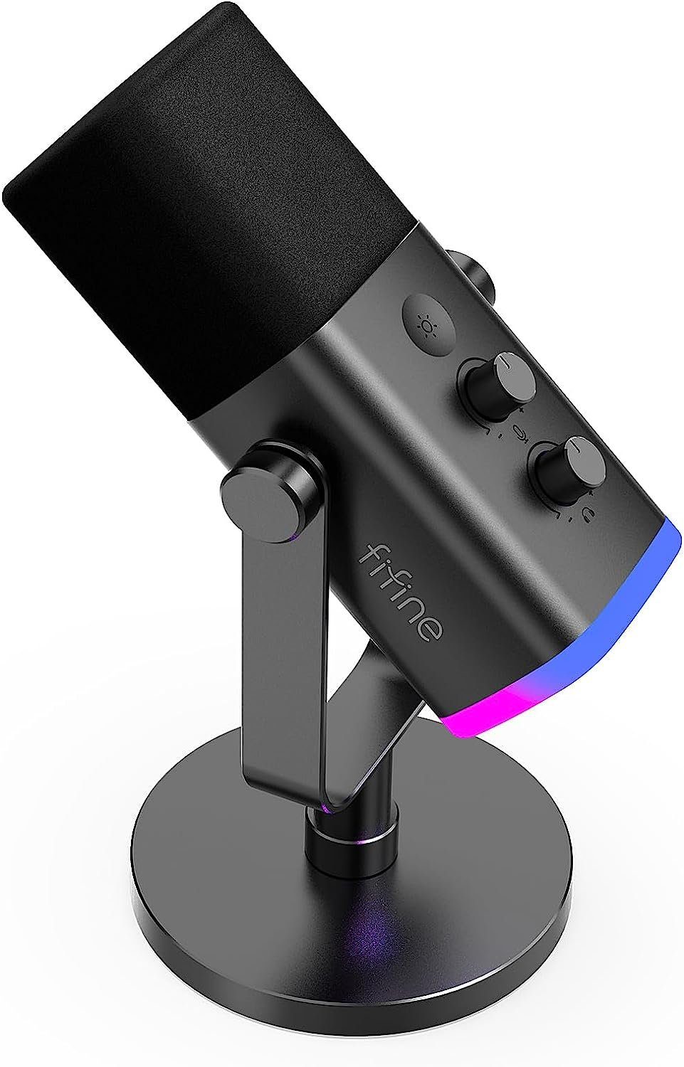 FIFINE Mikrofon XLR Mikrofon Dynamisch für Streaming Podcast Studio, USB Microphone, mit Stummschalttaste, für Gaming PC PS4/5 Mac Mixer Soundkarten