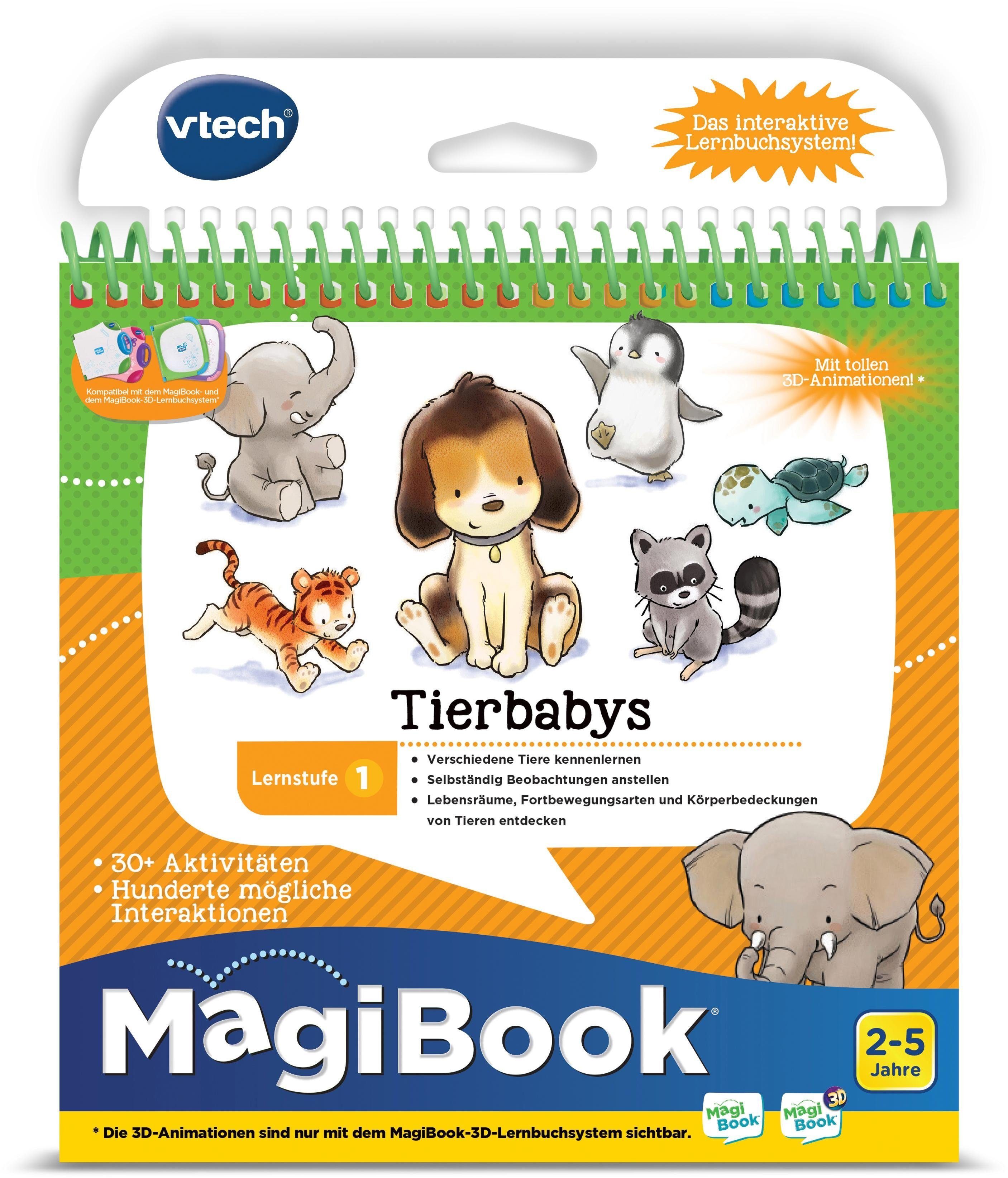 Vtech® Kinderbuch MagiBook Lernstufe 1 - Tierbabys