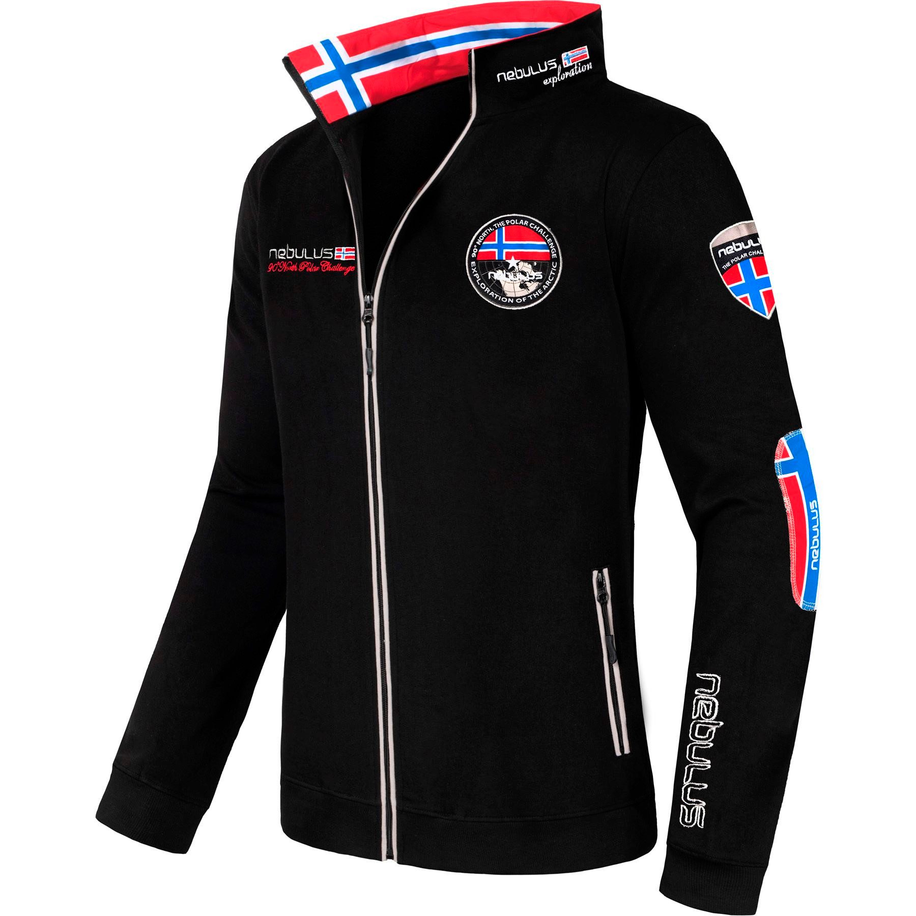 Sweatjacke COMEBACK, P4116 - Herren, schwarz, M