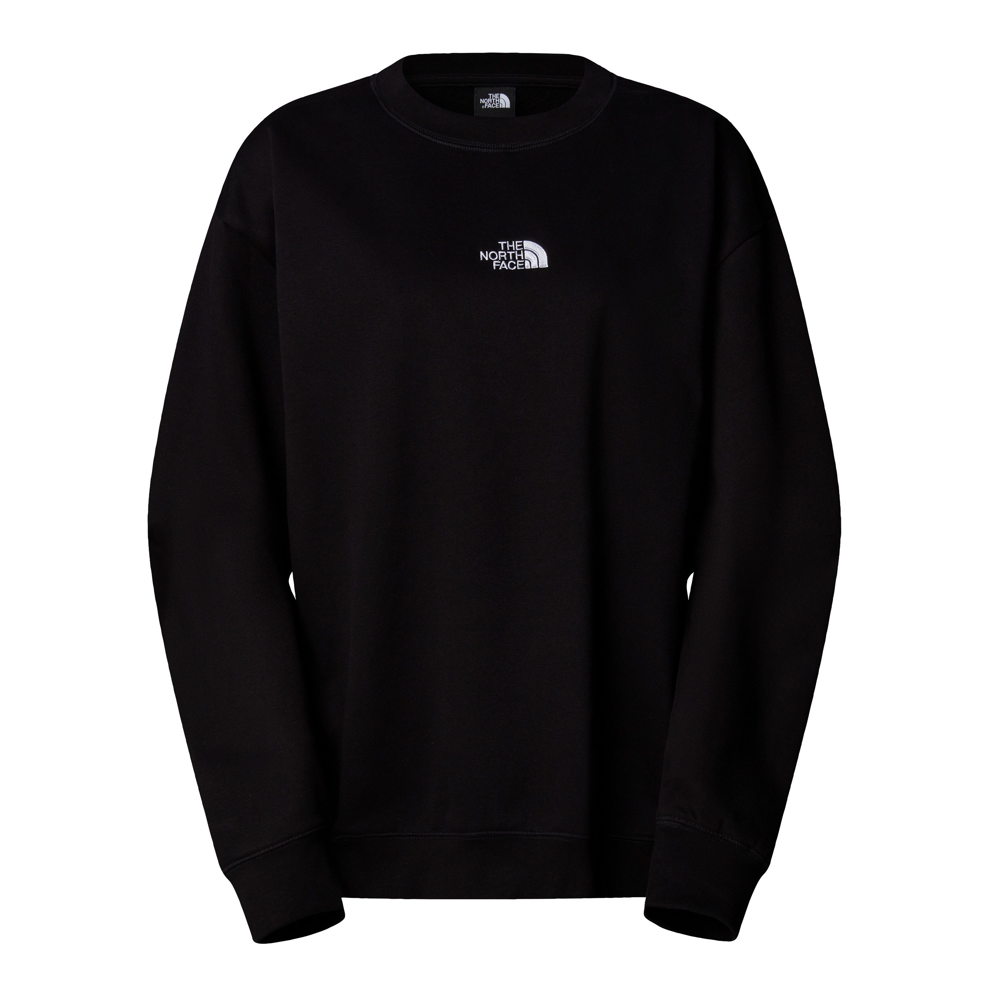 The North Face Sweatshirt W ESSENTIAL OVERSIZE CREW sportlicher Stil, aus Baumwolle und Polyester