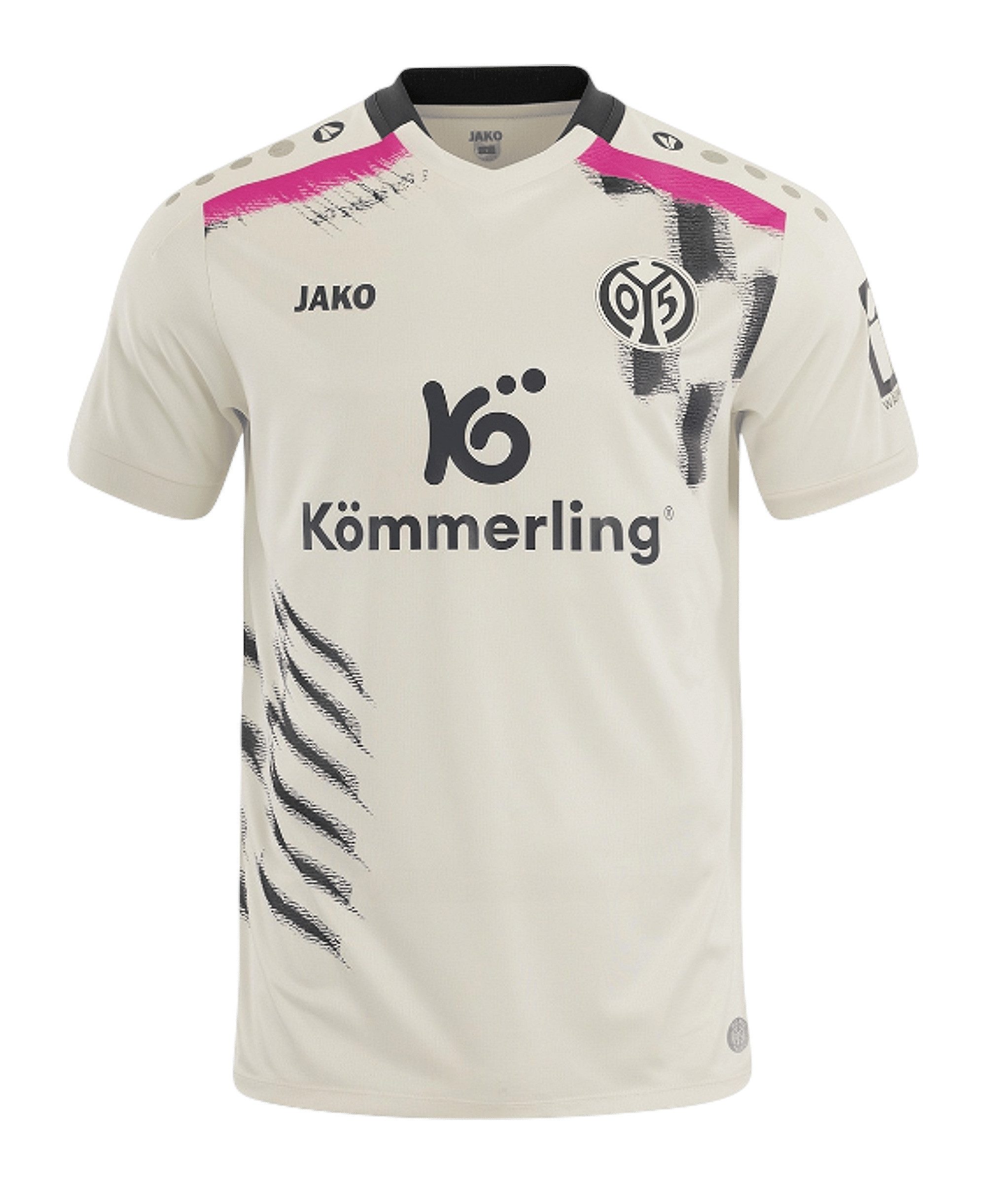 Jako Fußballtrikot JAKO 1. FSV Mainz 05 Trikot 3rd 2025/2026 Weiß 1. Bundes günstig online kaufen