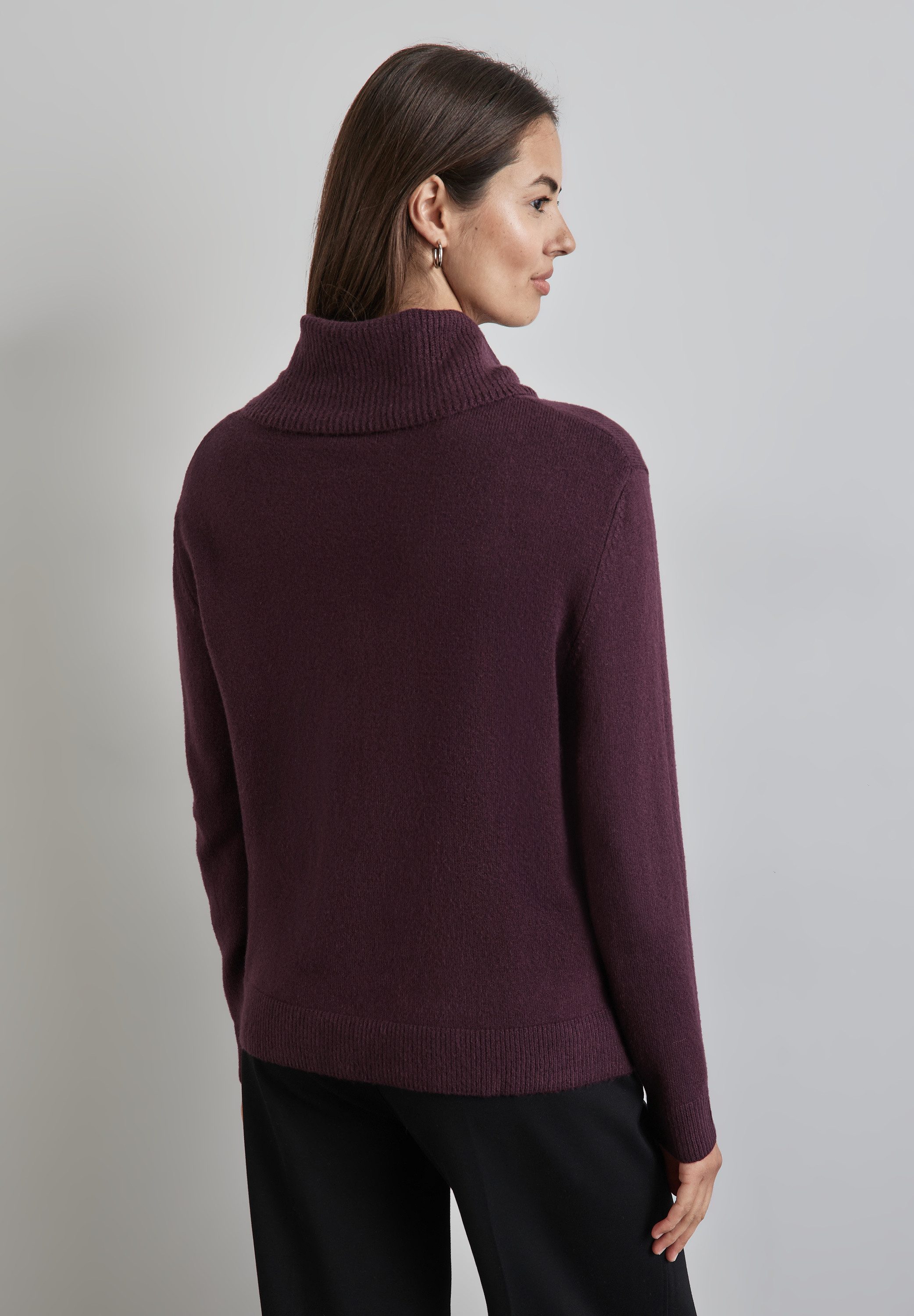 STREET ONE Strickpullover mit Zopfmuster günstig online kaufen