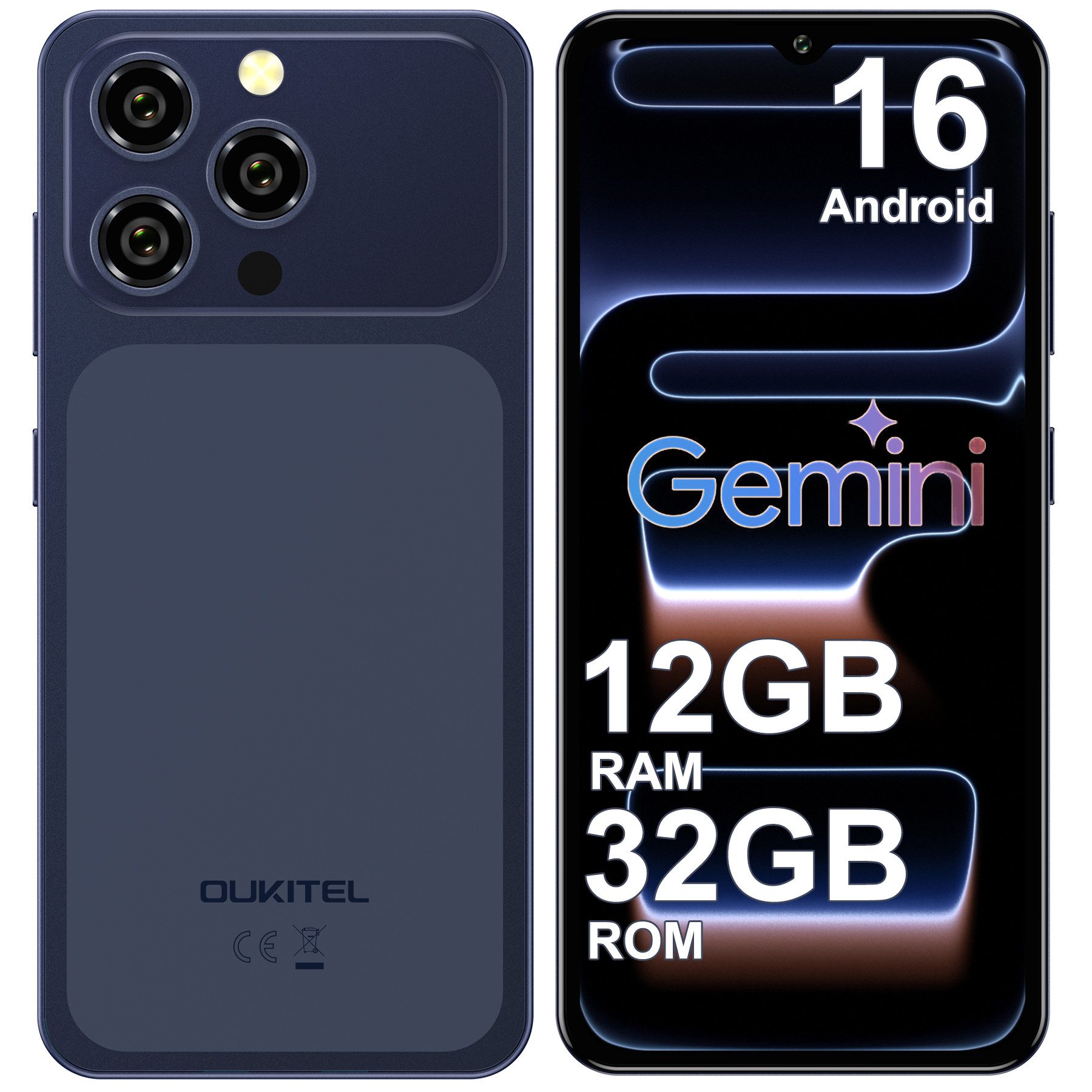C17 12GB RAM + 32GB ROM/1TB TF, 4G Smartphone