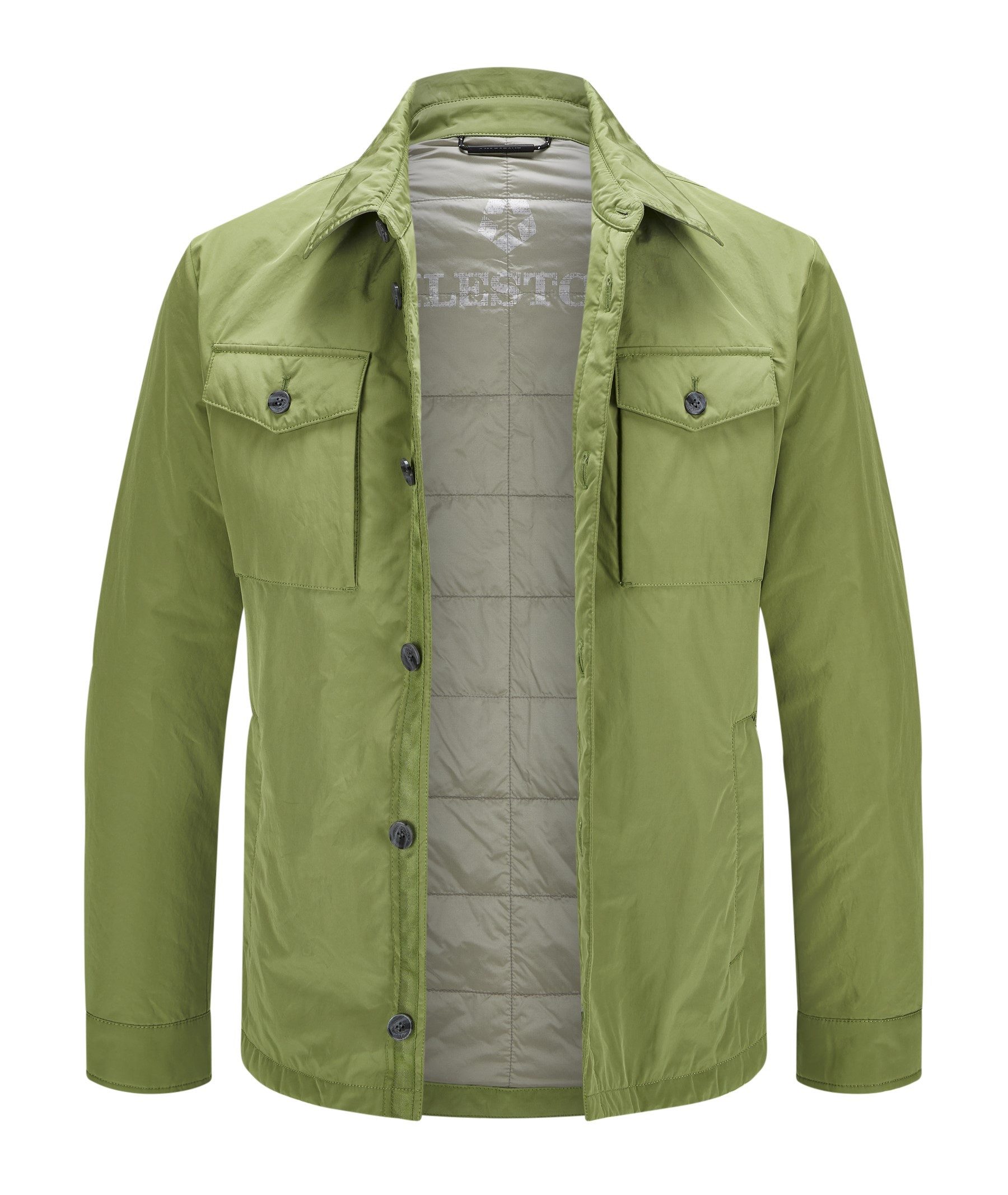 Milestone Hemdjacke MSBakersfield leichte Übergangsjacke atmungsaktiv, wasserabeisend