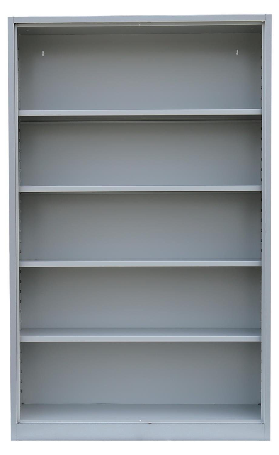 Bücherregal Aktenregal auch Ordnerregal Büroregal 1-tlg., Steelboxx Fachböden, als Universell 4 nutzbar