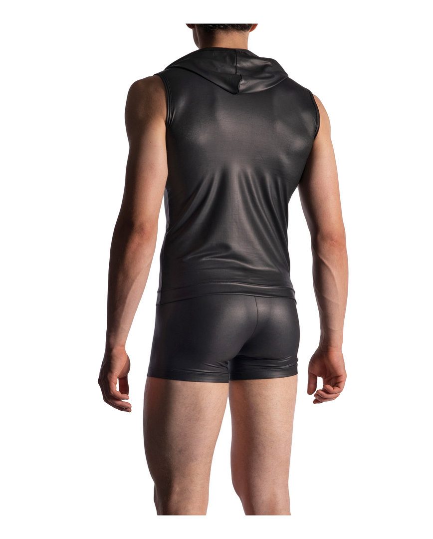 MANSTORE Kapuzenshirt M510 Hoody Tank fein glänzende Oberfläche