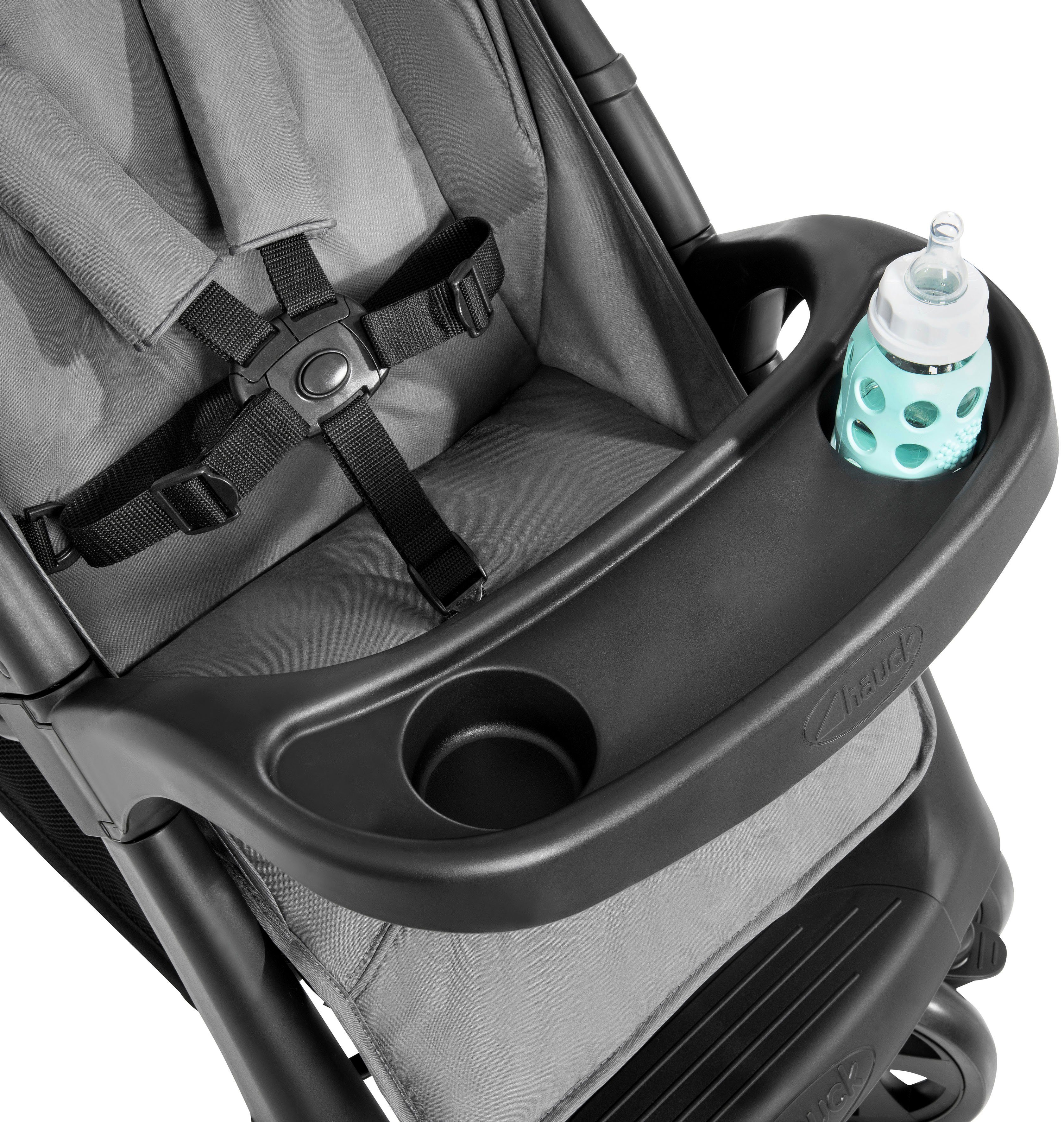Hauck Kinder-Buggy Shopper Neo II, grey, mit schwenk- und feststellbaren Vorderrädern;