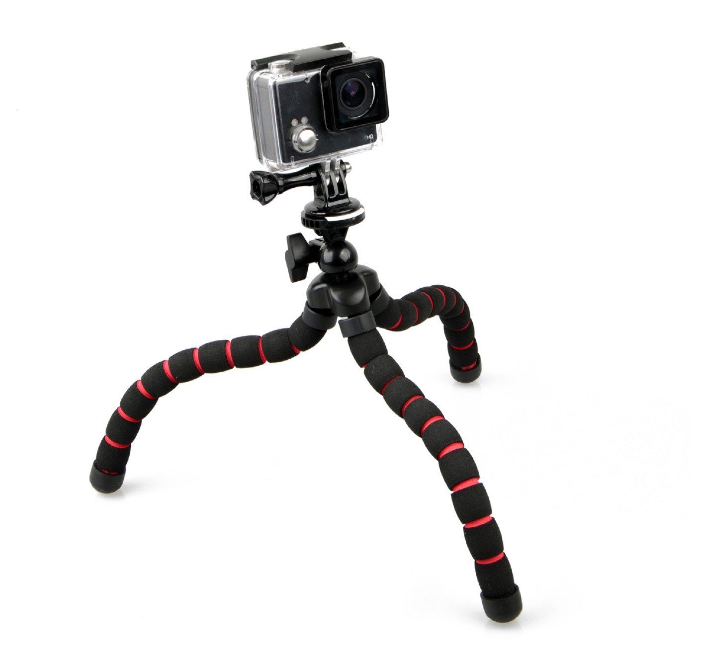 ayex Flex-Stativ Octopus für leichte DSLRs, DSLMs & Camcorder (Größe M) Ministativ