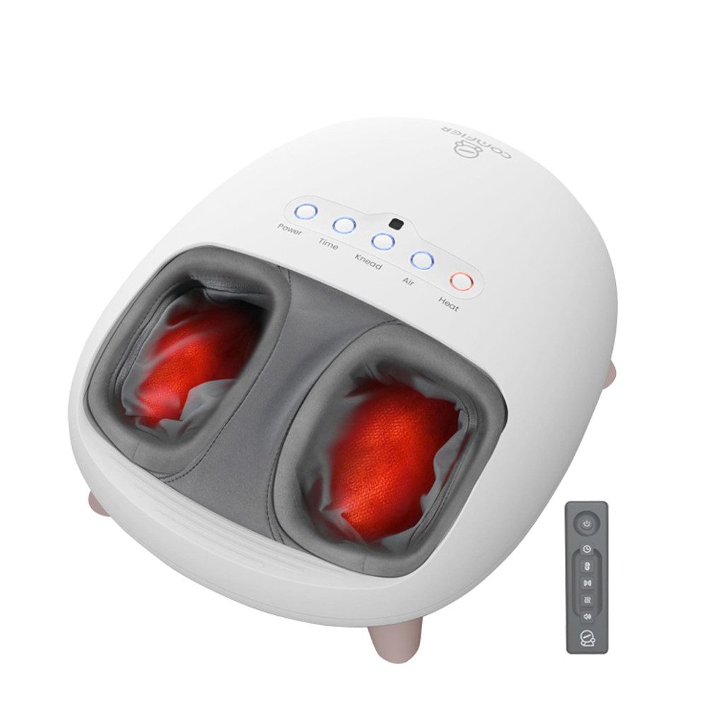 Shiatsu-Fußmassagegerät mit Wärme, Knet- und Vibrationsmassage, Elektrisches Fußmassagegerät