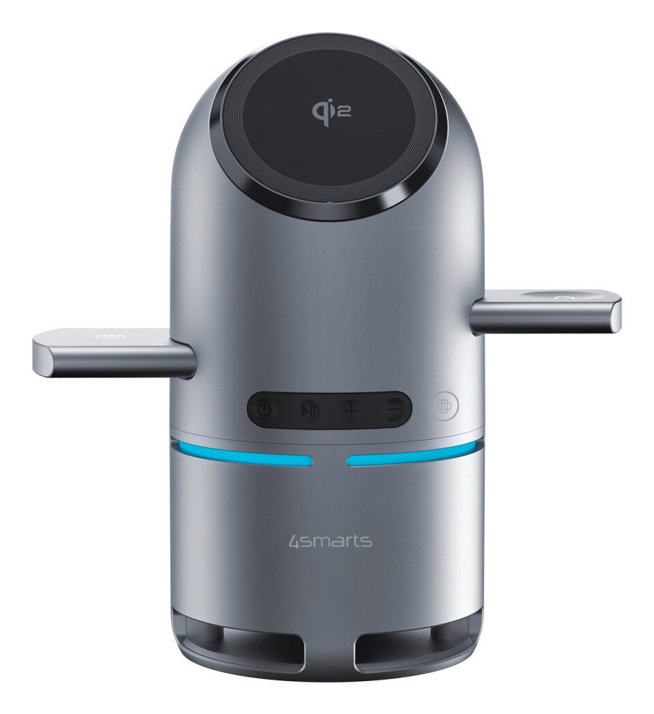 4smarts 4smarts Qi2 Ladestation ChargeBot Sound Akku-Ladestation (Fast Charge)
