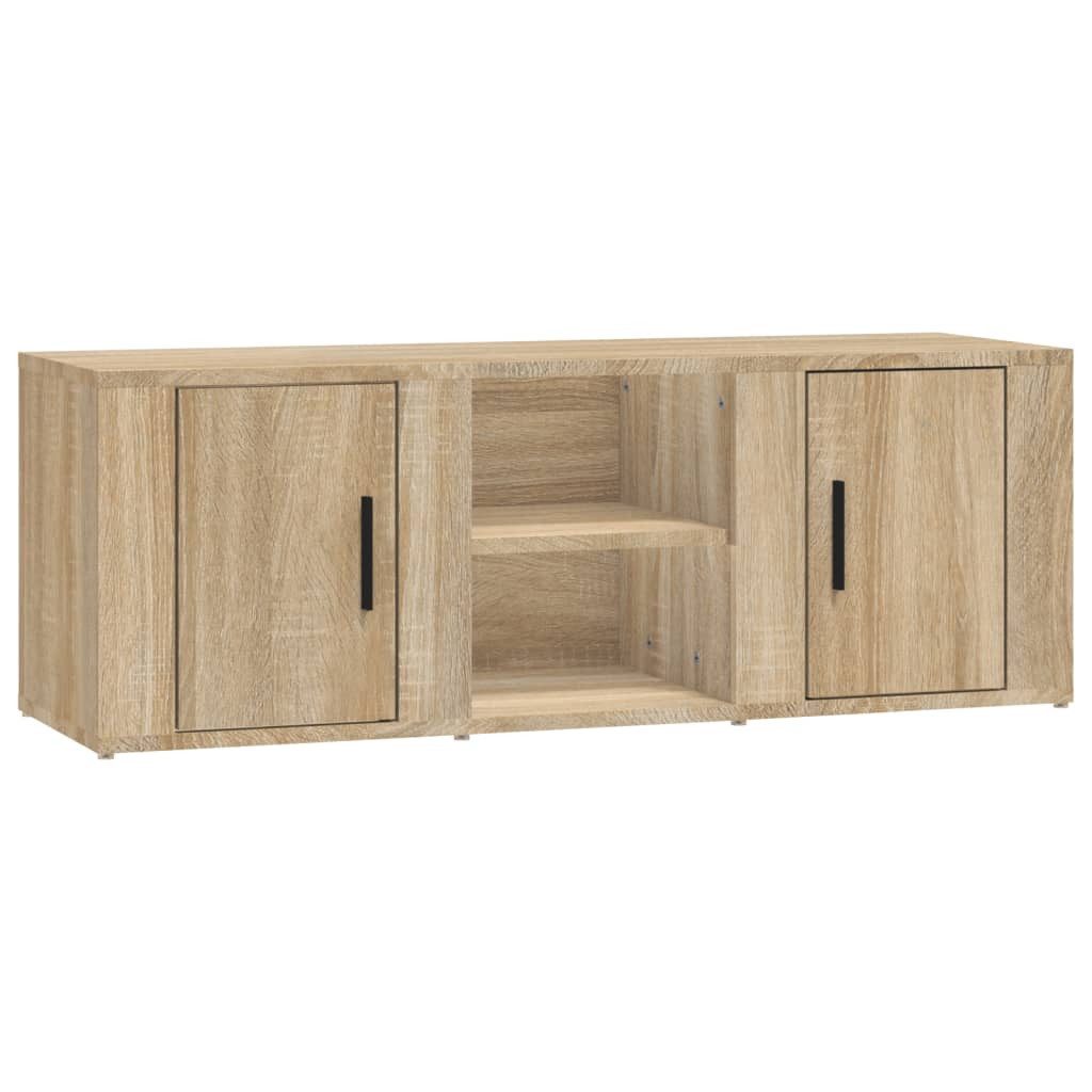 vidaXL TV-Schrank TV-Board Sonoma-Eiche 100x31,5x35 cm Holzwerkstoff günstig online kaufen