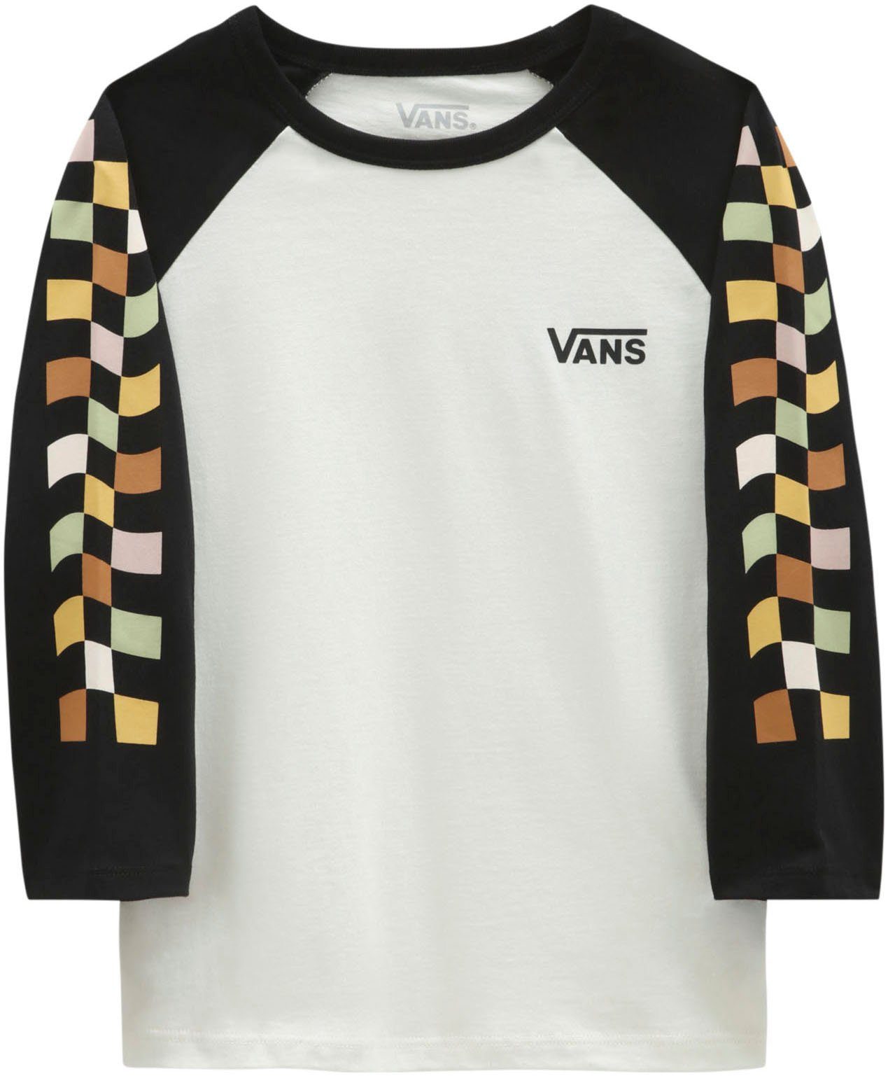 Langarmshirt, Vans Bamwolle Weiche Ware aus