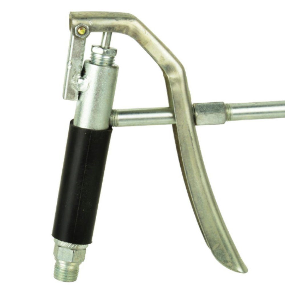 GEKO Druckluftgeräte-Set Pistole für Metall Fußfettpresse 1-tlg. Gummischlauch, aus mit