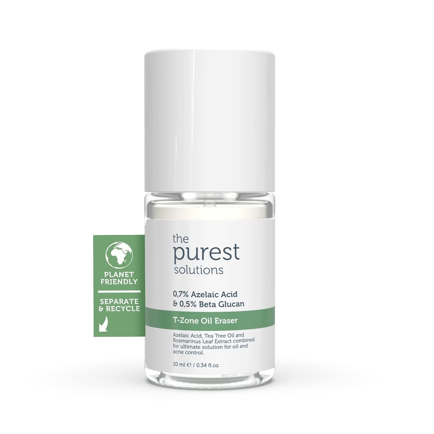The Purest Solutions Gesichtsöl T-Zone Fettradierer 0,7% Azelainsäure & 0,5% Beta Glucan