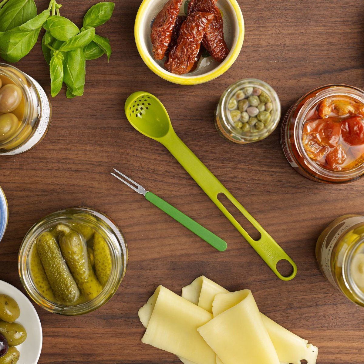 Joseph Joseph Servierlöffel Antipasti Servierlöffel mit Spieß