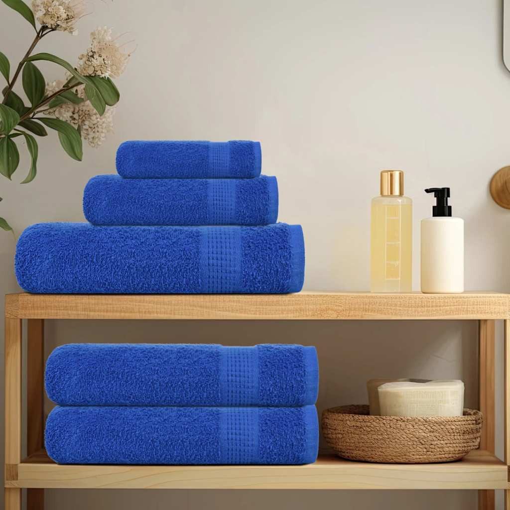 vidaXL Badetücher 6-tlg. Handtuch-Set Blau 360 günstig online kaufen
