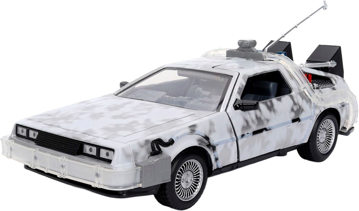 JADA Spielzeug-Auto Time Machine BacktotheFuture Frost 1:24, mit Licht