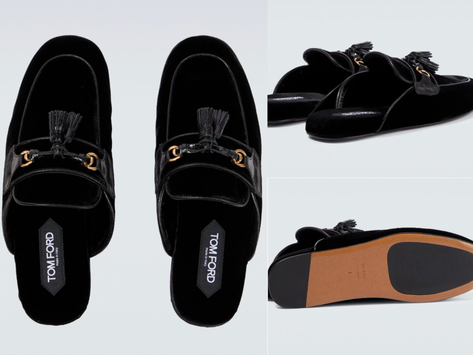 Tom Ford TOM FORD Stephan Tasselled Moccasin Sneakers Slippers Haus-Schuhe Shoe Sneaker