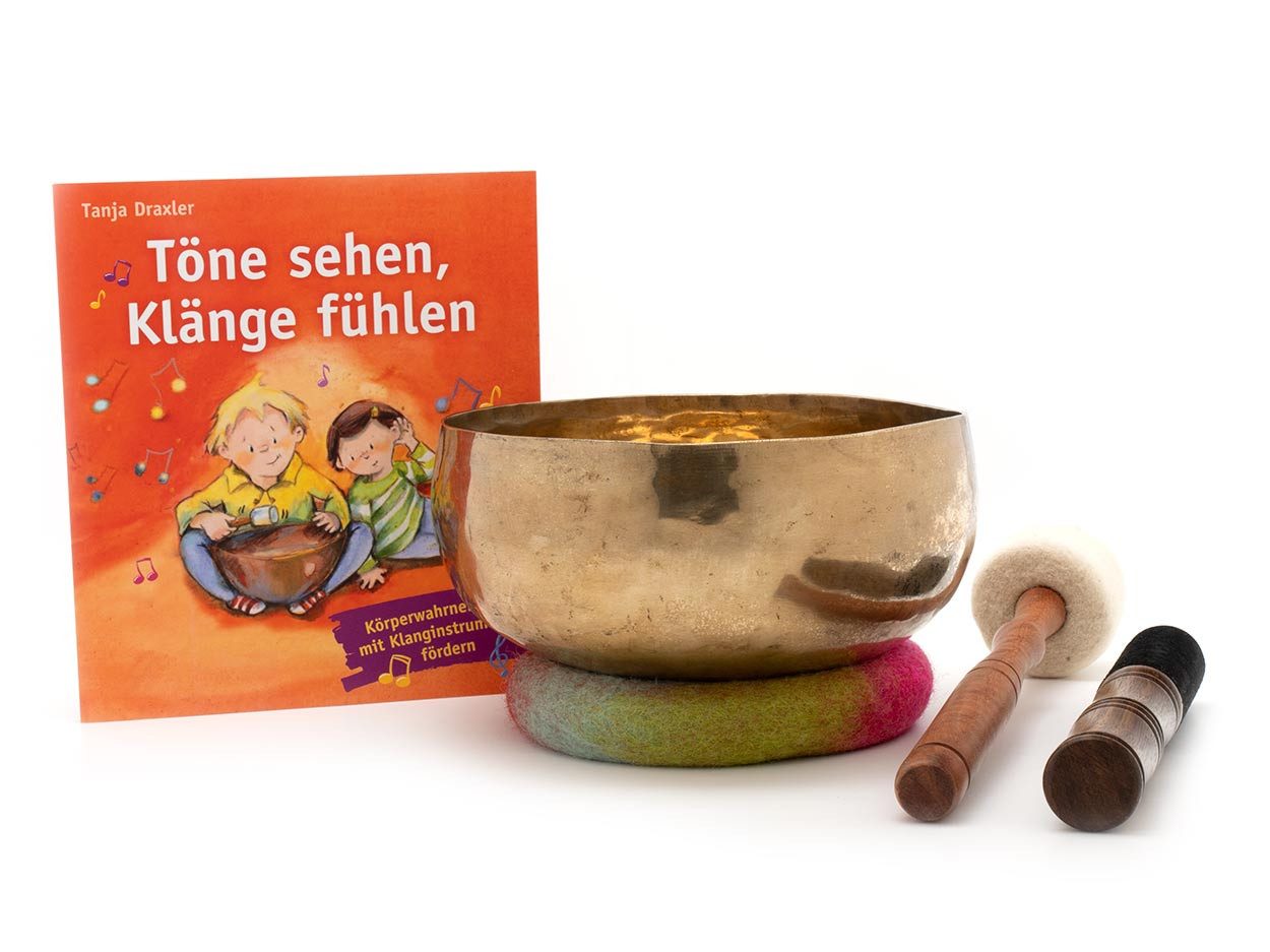 Klangschalen-Center Поющие чаши Kinder-Klangschalen-Set inkl. Buch