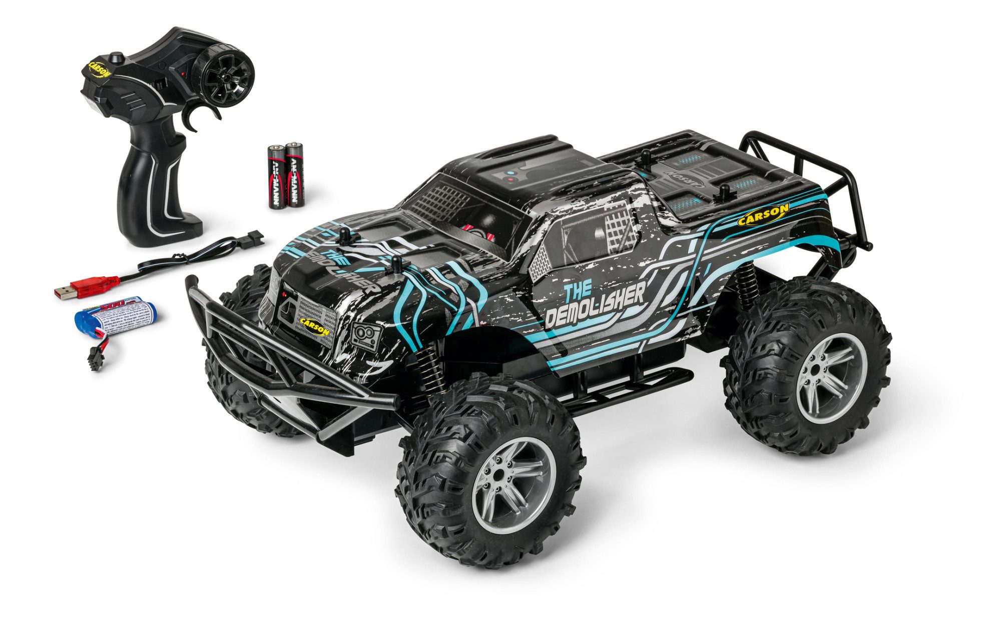 Carson RC Monstertruck The Demolisher 100% 1:10 RTR RC-Ladegerät