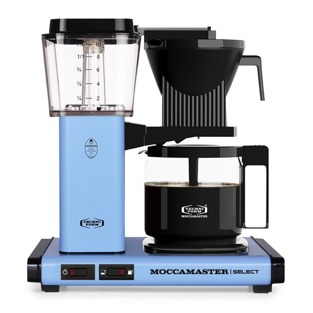 Angebot aussprechen Moccamaster Filterkaffeemaschine KBG Größe Select, Papierfilter Blue Pastel 4