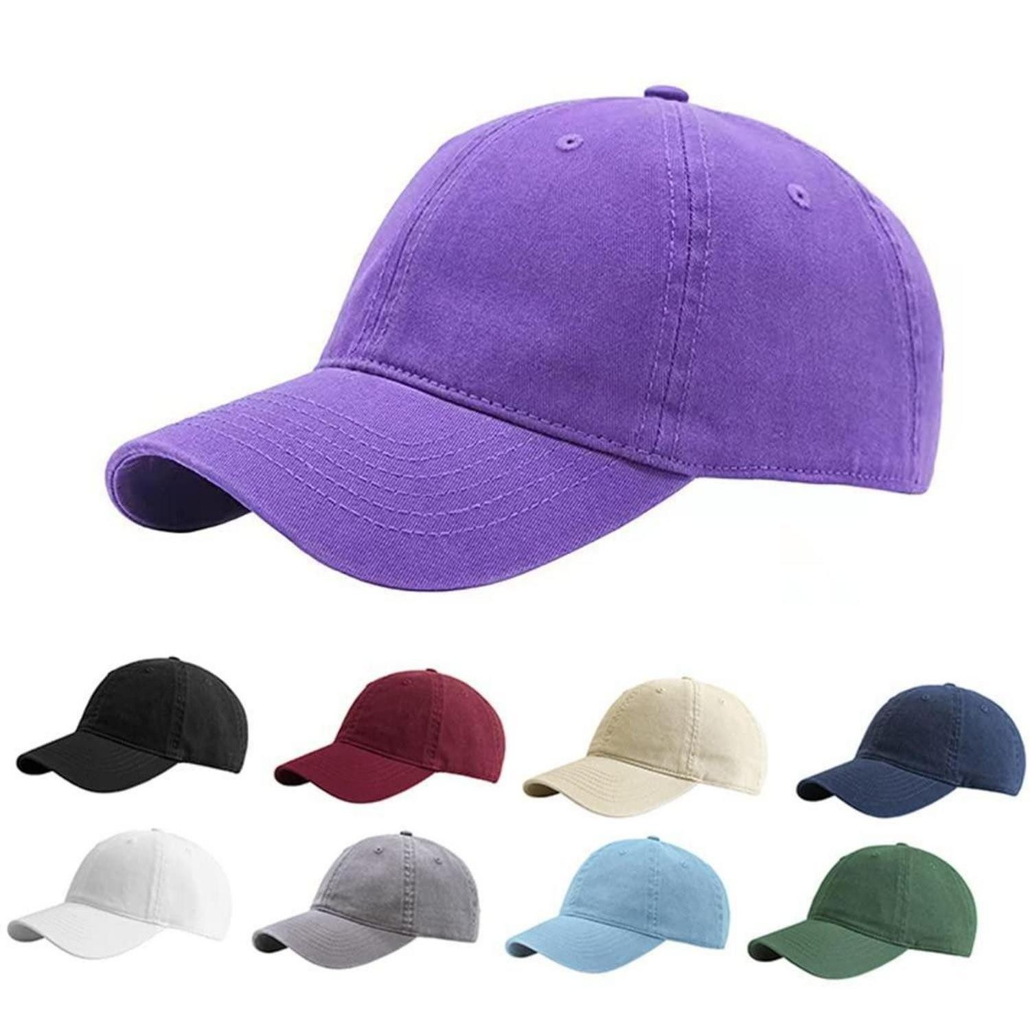 LuxusKollektion Baseball Cap Baseballkappe Herren Damen Unisex Verstellbar Einheitsgröße C-lila