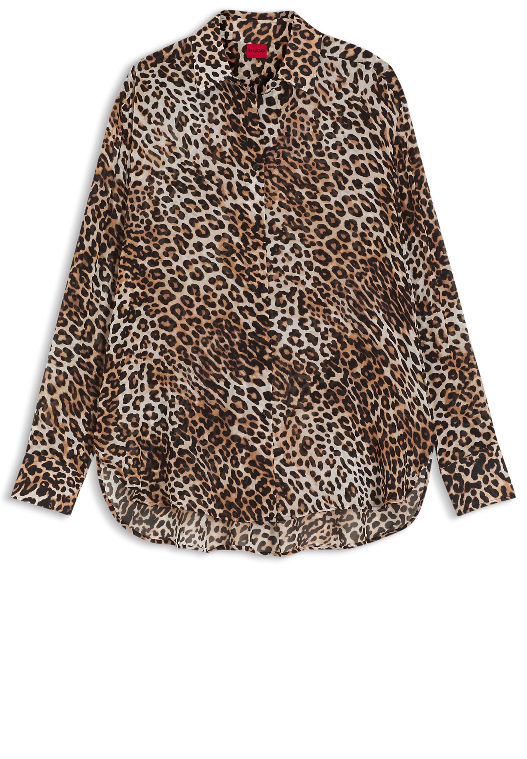 HUGO Blusentop The Boyfriend Shirt (1-tlg)