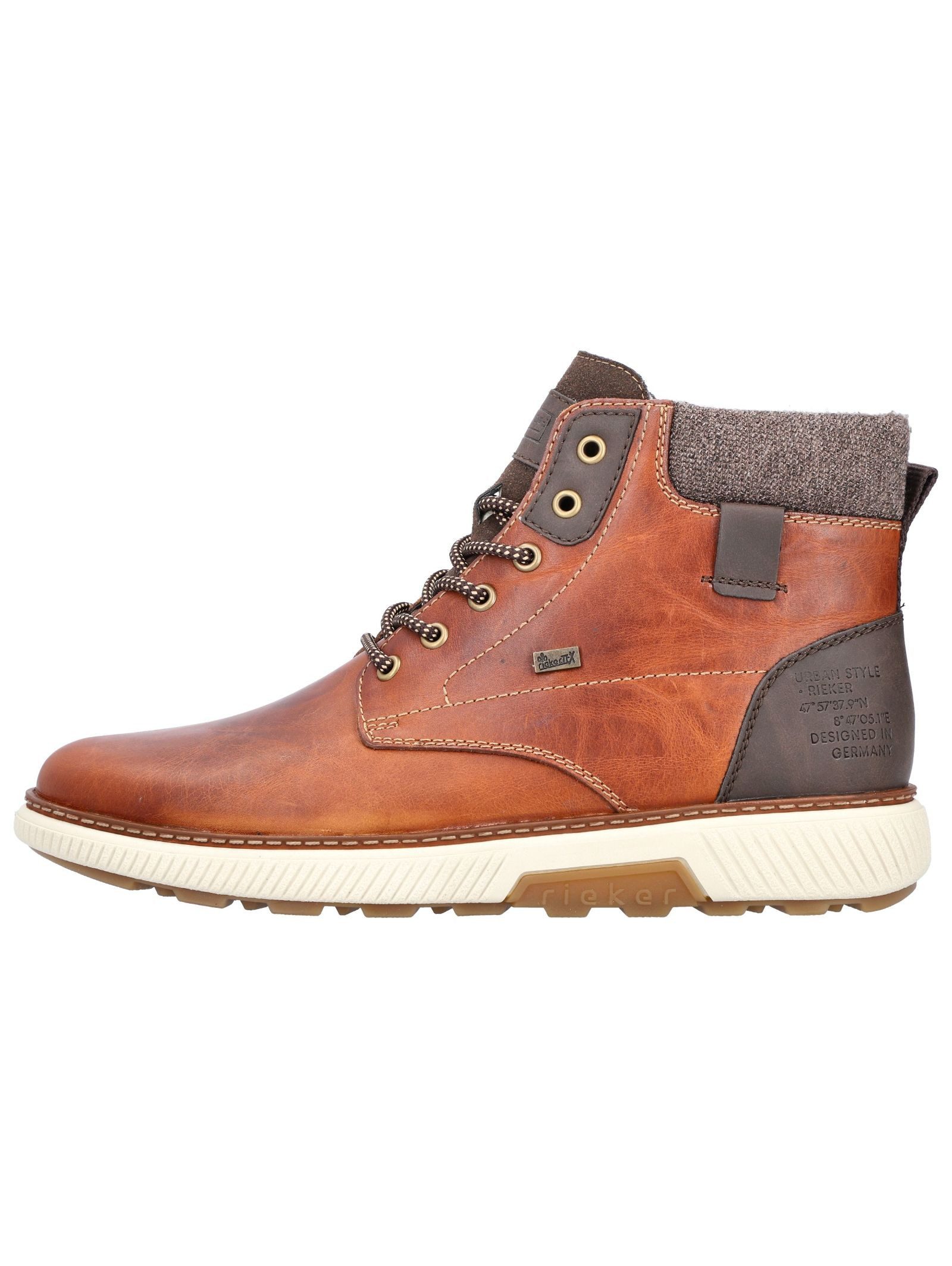 Rieker Rieker Stiefelette Leder/Synthetik Schnürstiefelette