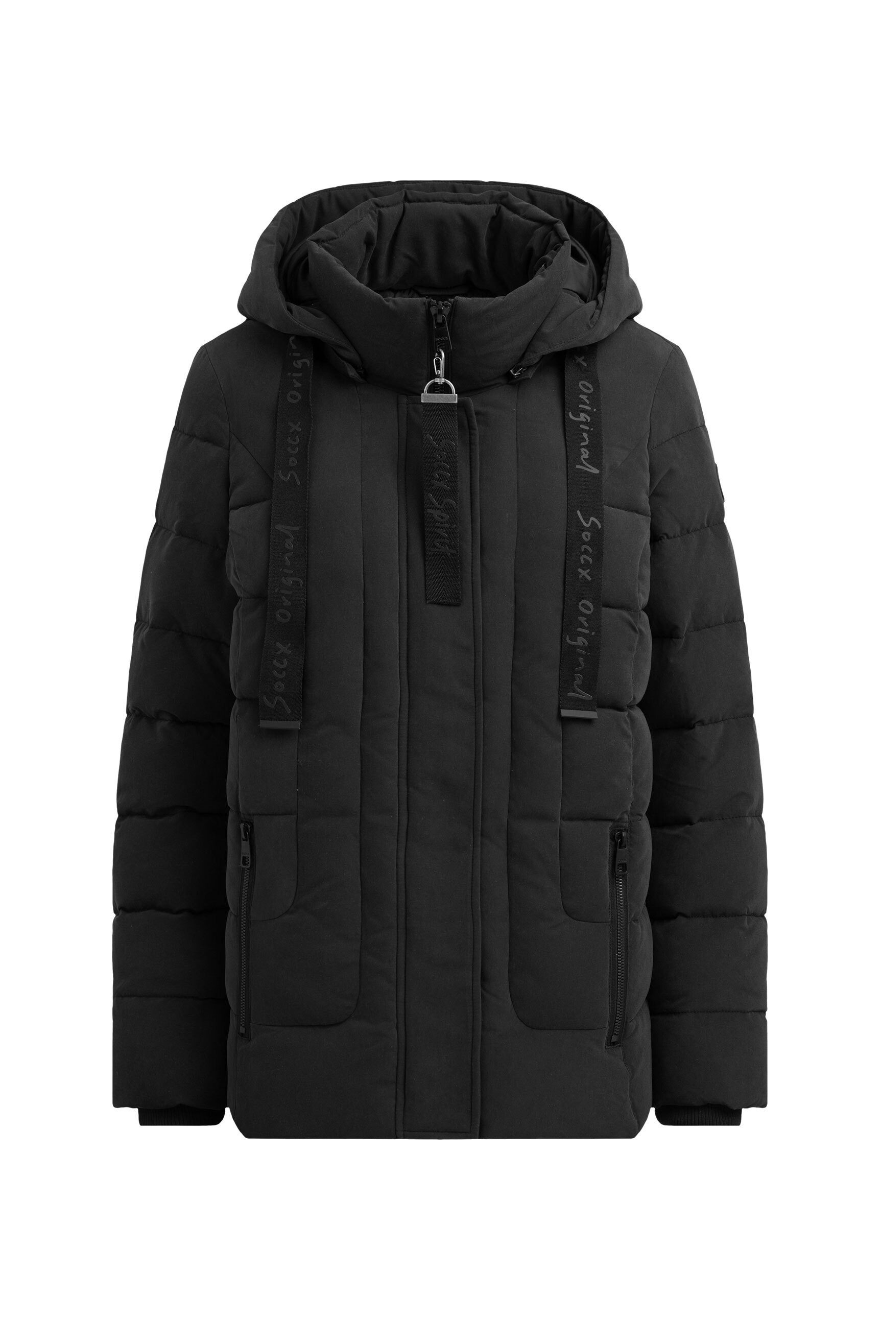 SOCCX Winterjacke mit Reißverschluss an den Einschubtaschen günstig online kaufen