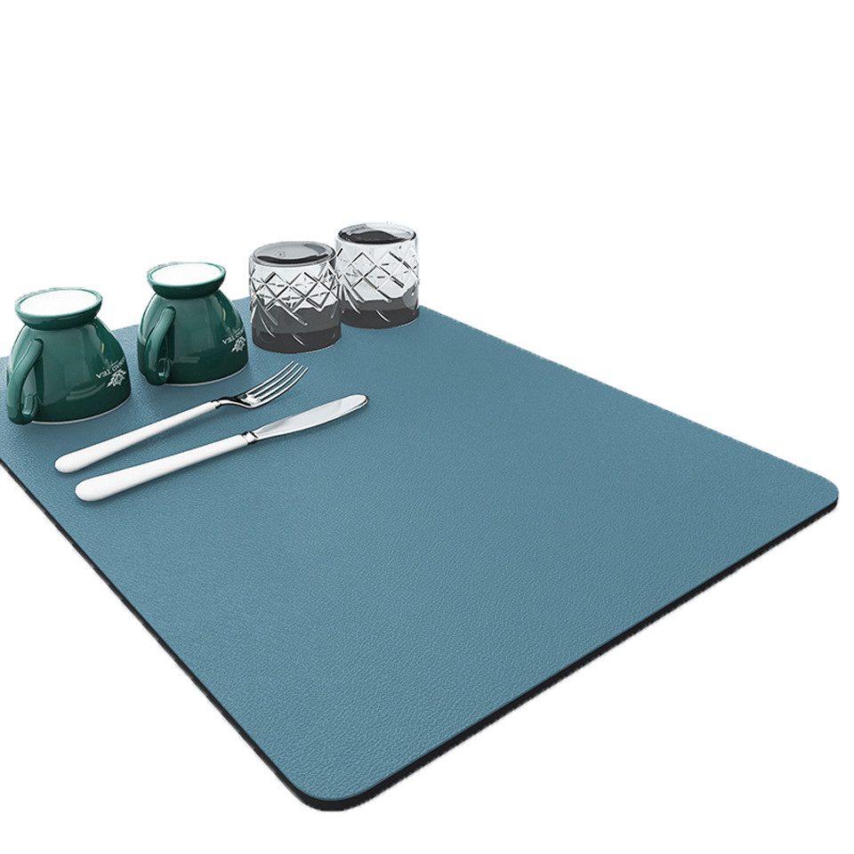 Coonoor Abtropfmatte Superabsorbierende Kaffeemaschinenmatte, Küchen-Absorptionsmatte, rutschfeste Tropfmatte, geeignet für Spüle, Kaffeemaschine, Badezimmer