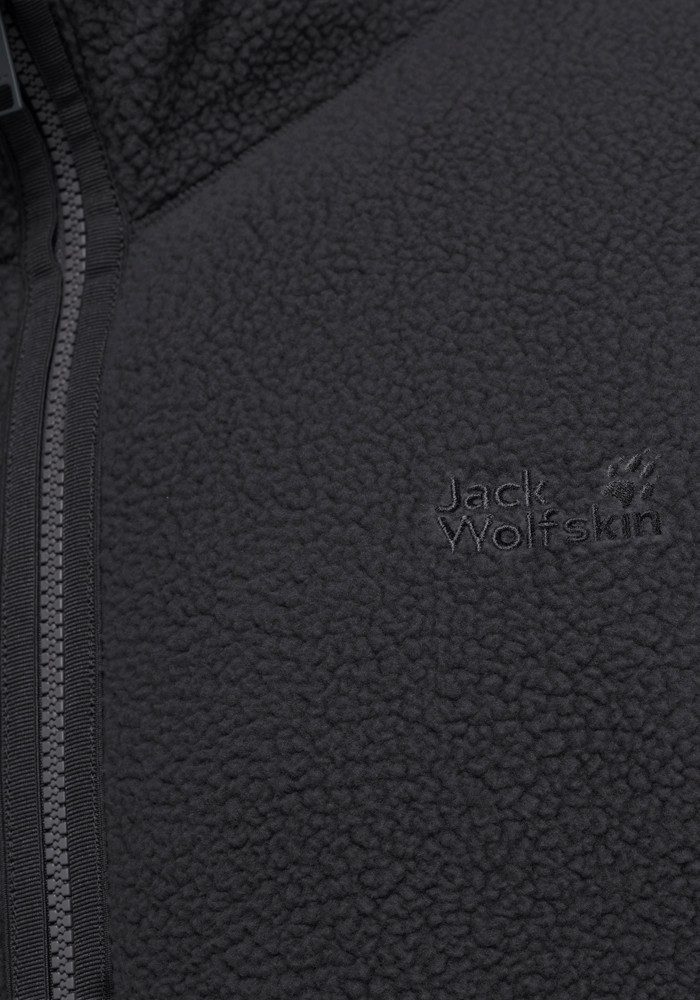 Jack Wolfskin Fleecejacke LITE CURL FZ M Atmungsaktiv, leicht, Übergangsjacke