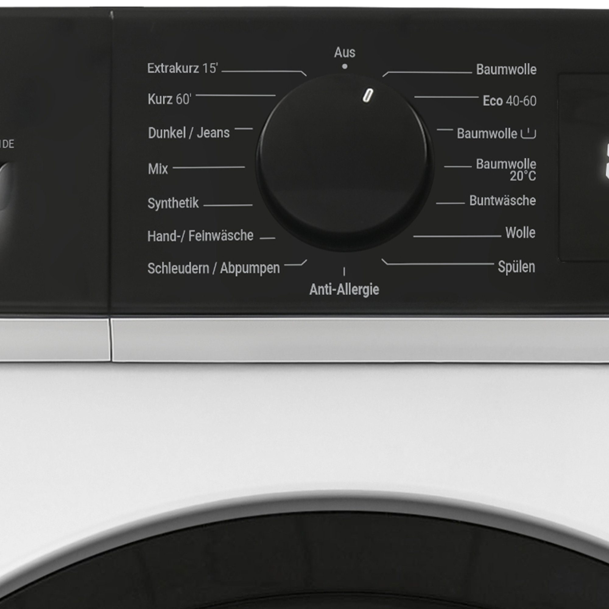 Daewoo Waschmaschine WM814TTWA1DE, 8 kg, 1400 U/min, AquaStop, IntenSteam, Allergy Safe, 15 Programme