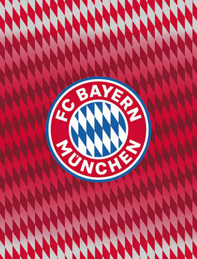 Wohndecke FC Bayern München Kuscheldecke 130x170cm, Carbotex