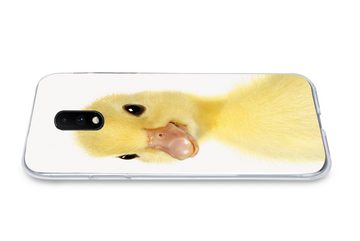 MuchoWow Handyhülle Ente - Küken - Süß - Kinder - Mädchen - Jungen, Phone Case, Handyhülle OnePlus 7, Silikon, Schutzhülle