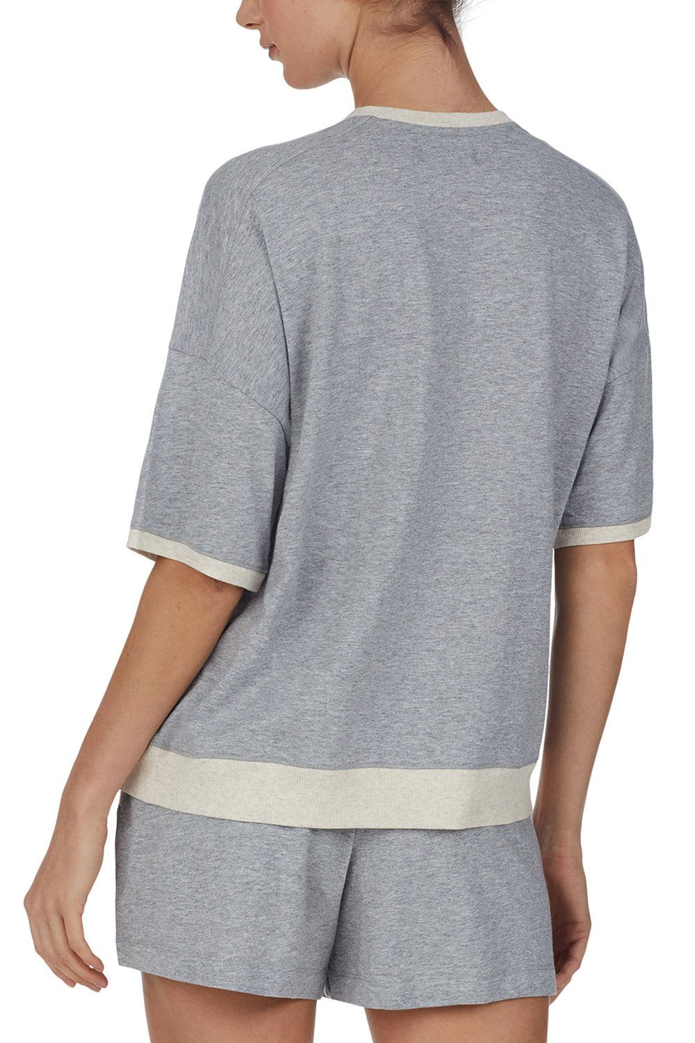 DKNY grey Shorts Pyjama Top Set YI3919259 &