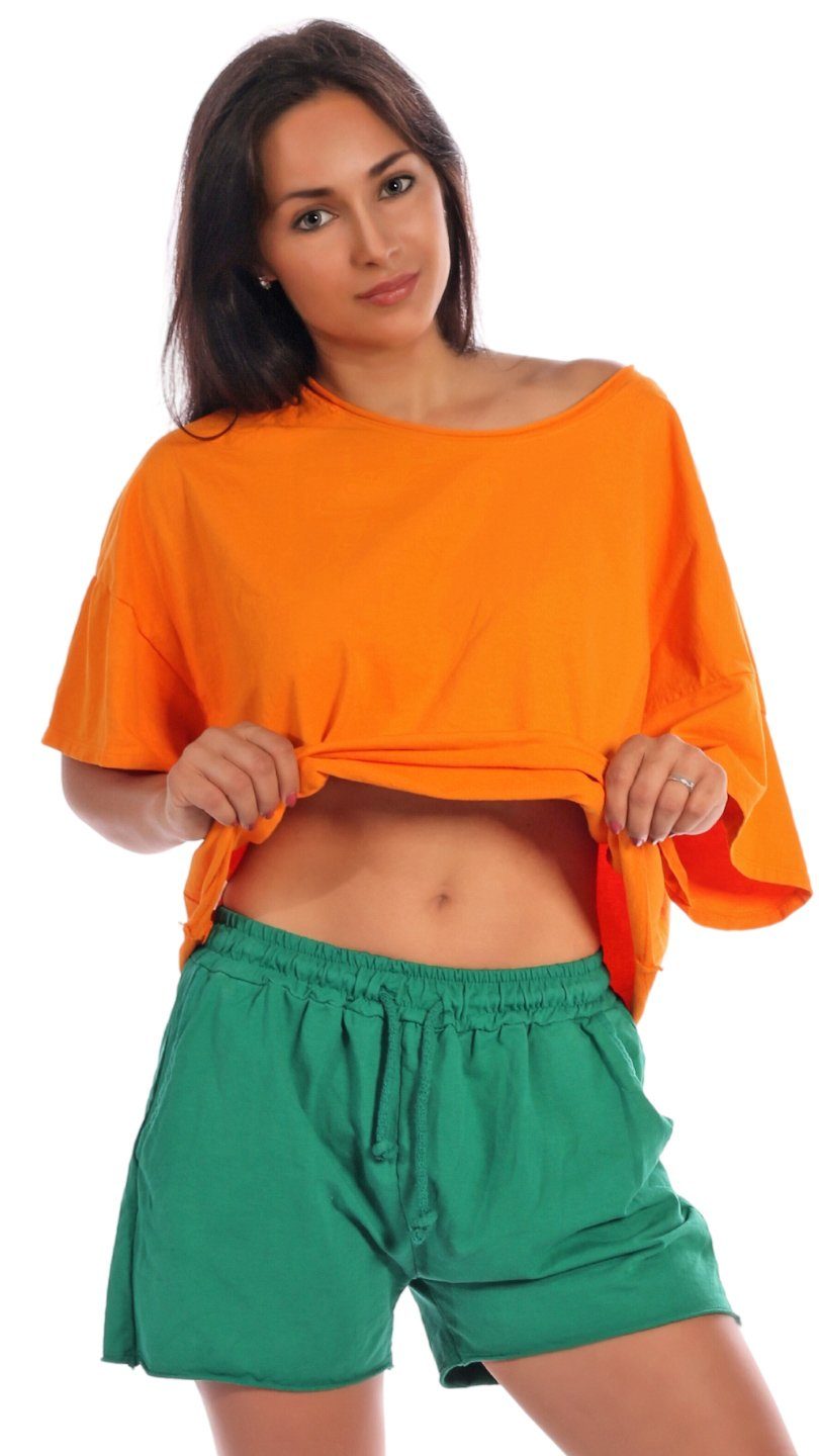 Charis Moda Shorts Short Dehnbund Tunnelzugschnürung