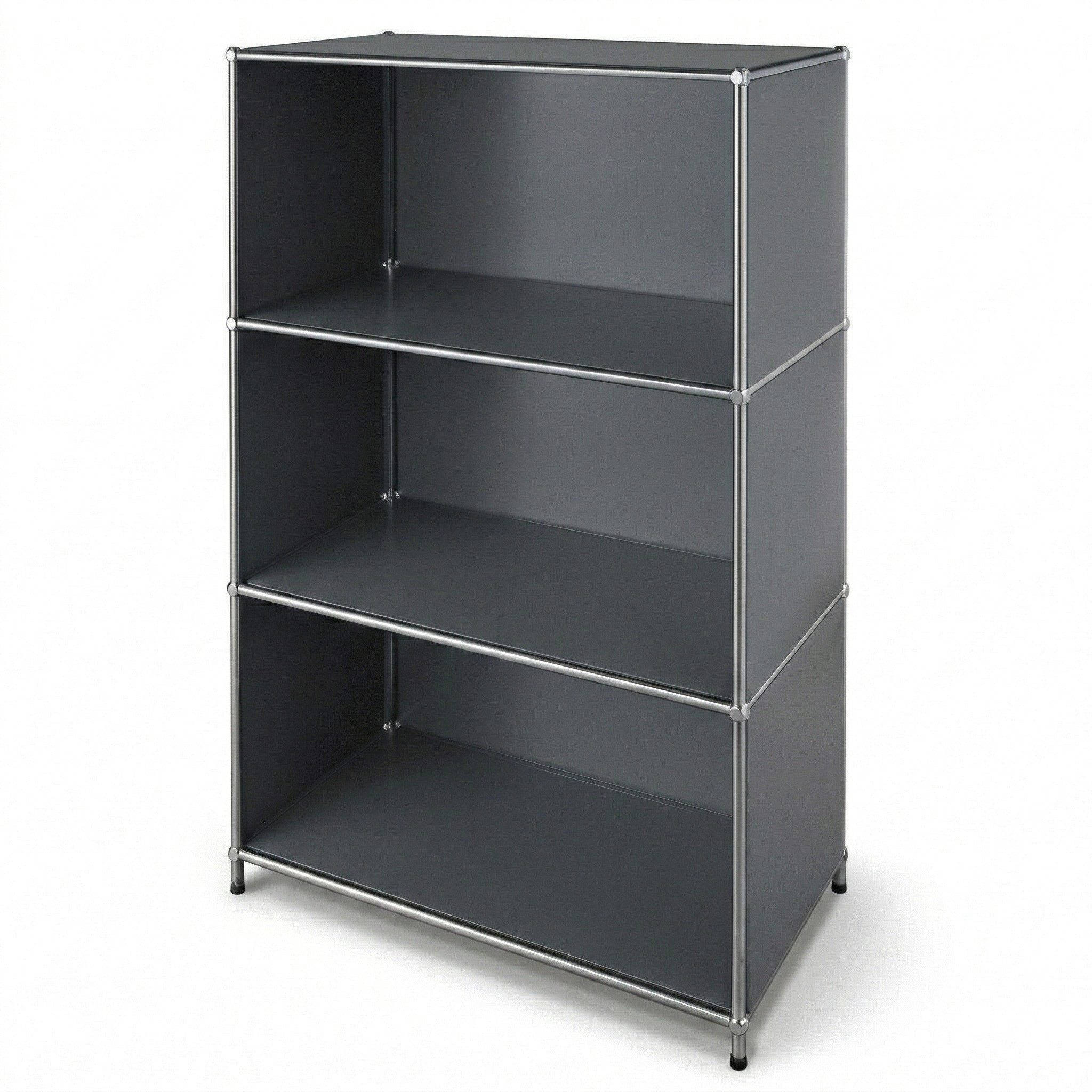 Kubus Standregal Urban Pure MK-101 4 Ablagen mit Seitenwänden Aufbewahrungsregal, Einzelartikel