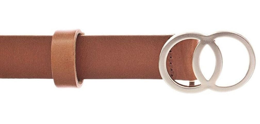 Vanzetti Ledergürtel 40 mm Vollledergürtel - Ledergürtel mit Goldschnalle- Damengürtel