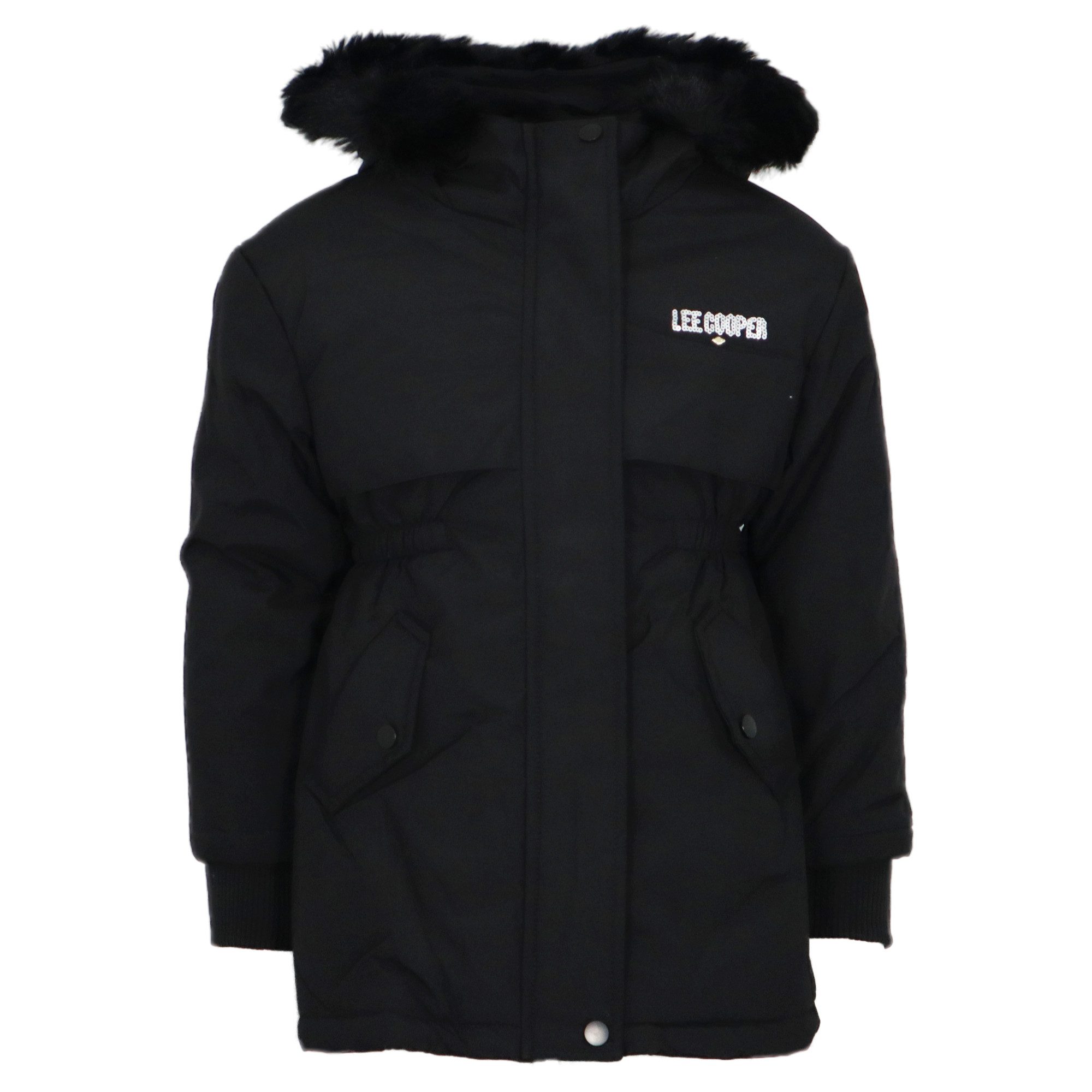 Winterjacke Lee Cooper Kinder Mädchen Winterjacke Jacke mit Kapuze