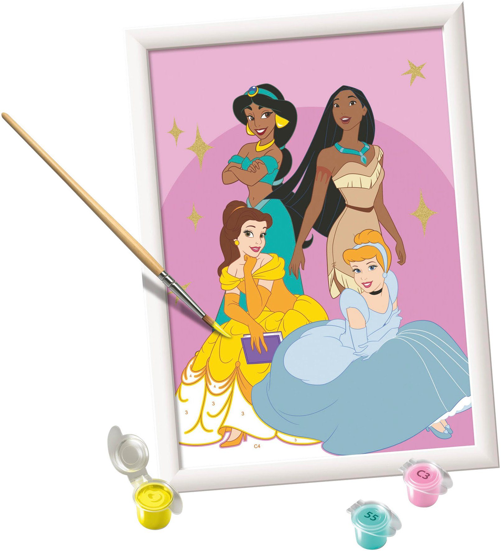 Ravensburger Malen nach Zahlen Disney Prinzessinnen, Made in Europe