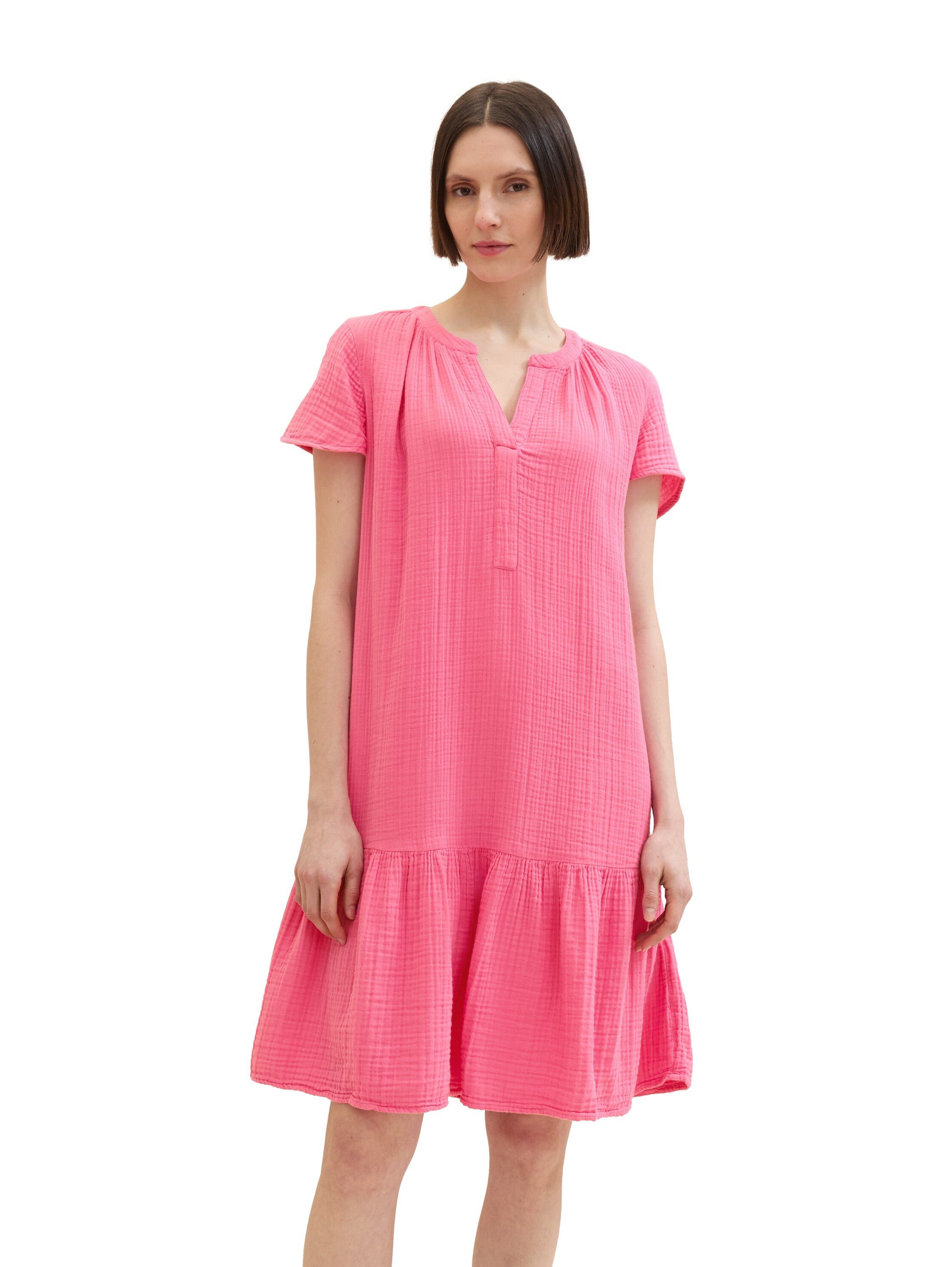 TOM TAILOR Minikleid mit leichter Raffung günstig online kaufen