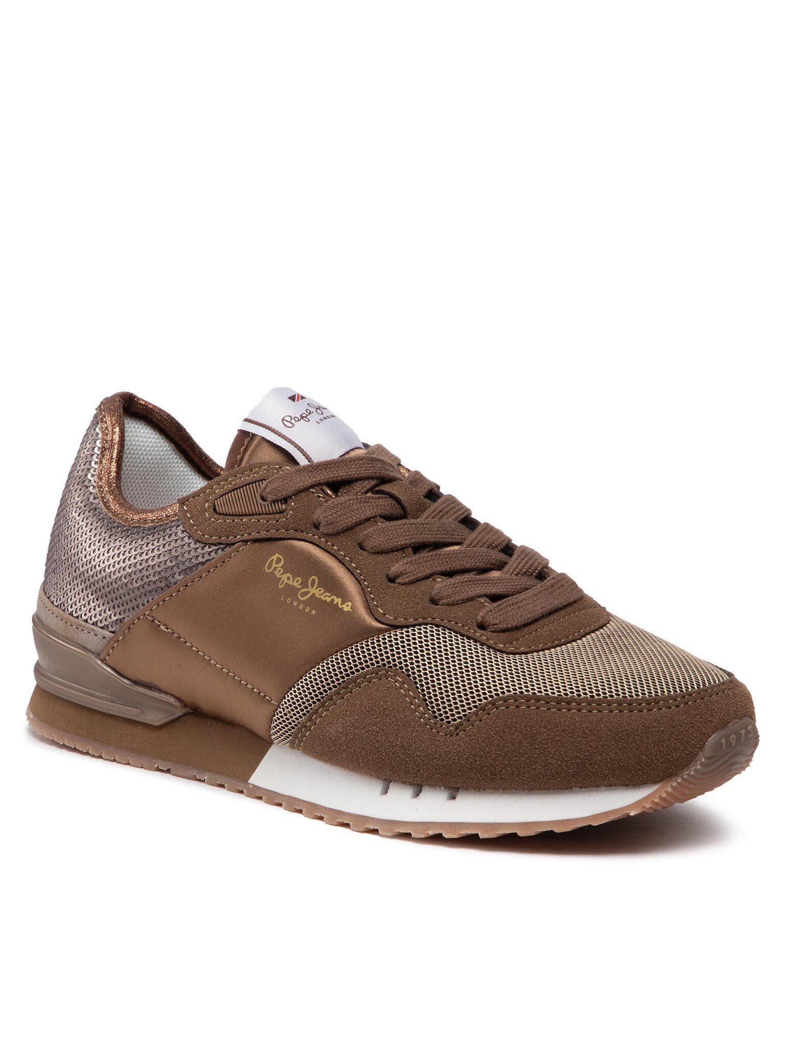 Sneakers London W Sequins PLS31382 Concrete 840 Sneaker