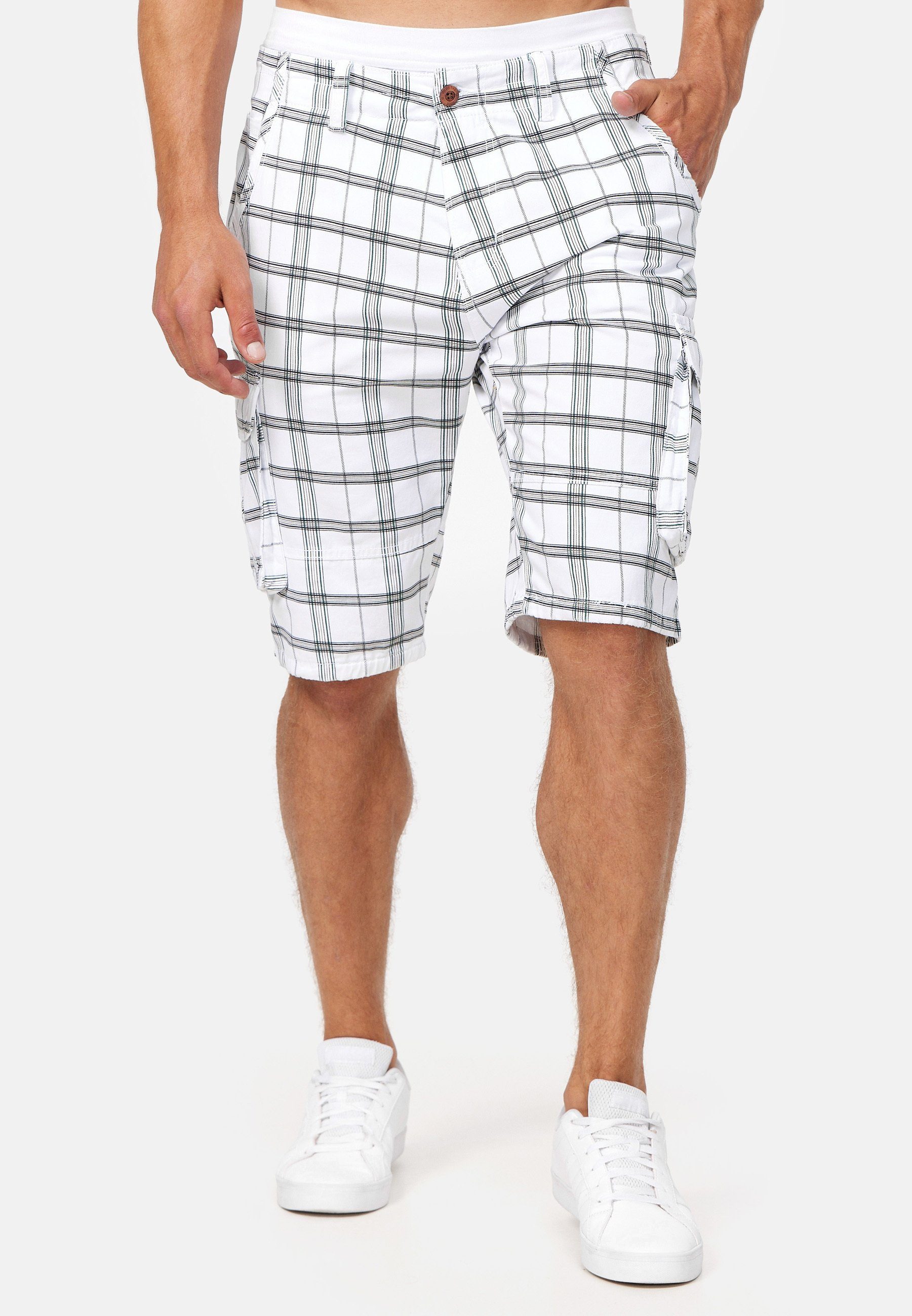 Indicode Cargoshorts Herren Monroe Cargo Cargo Shorts Herrenshorts mit 6 Ta günstig online kaufen